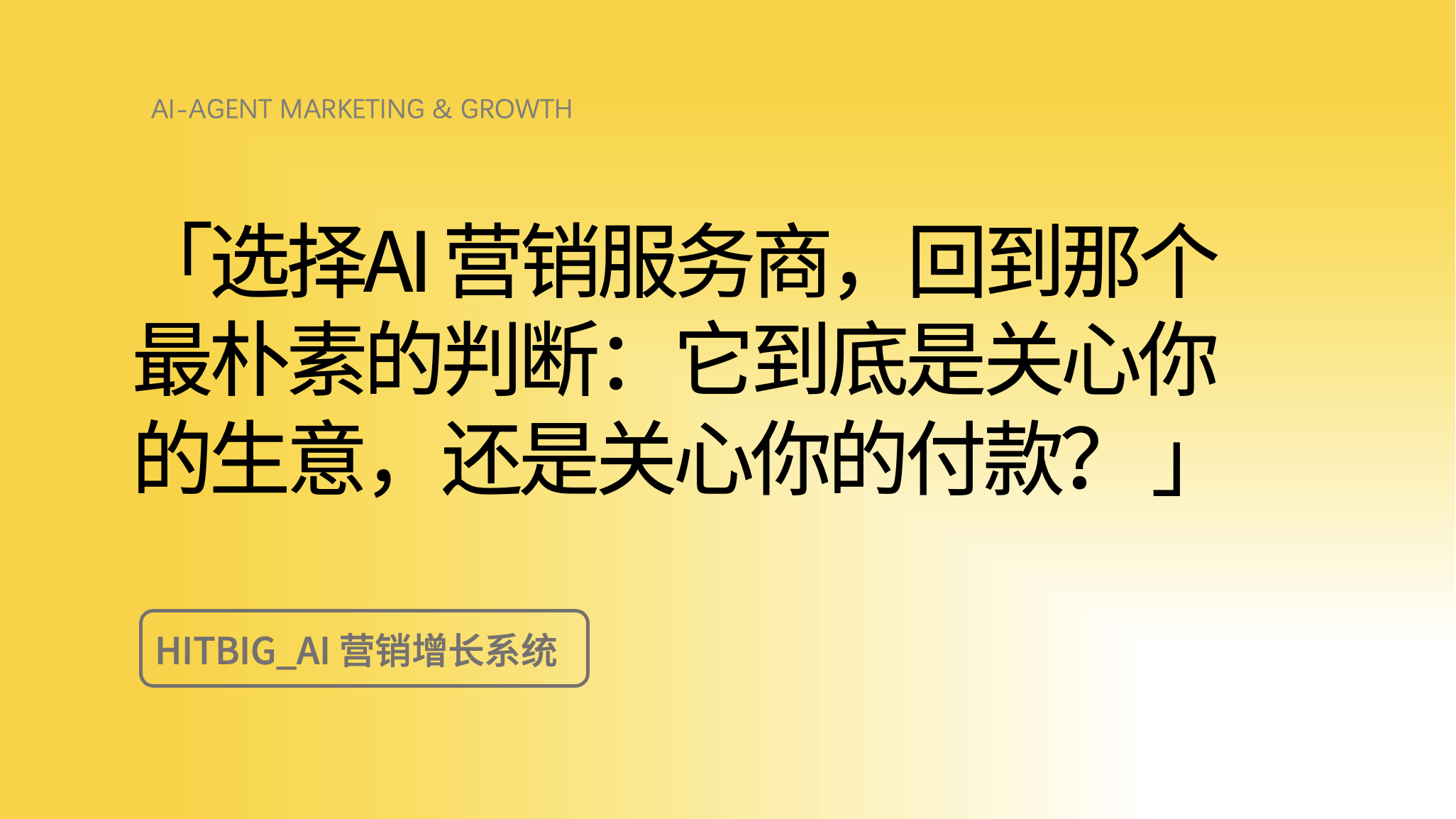战略型还是工具型?AI 营销服务商的本质区别