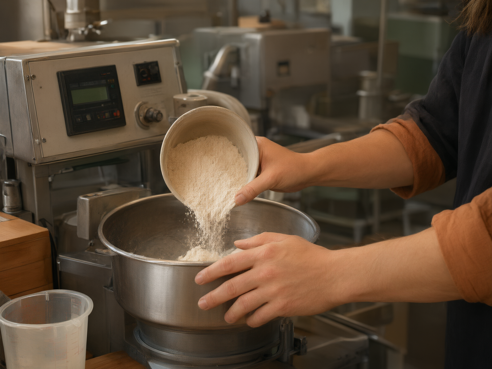 Production line mixing operation