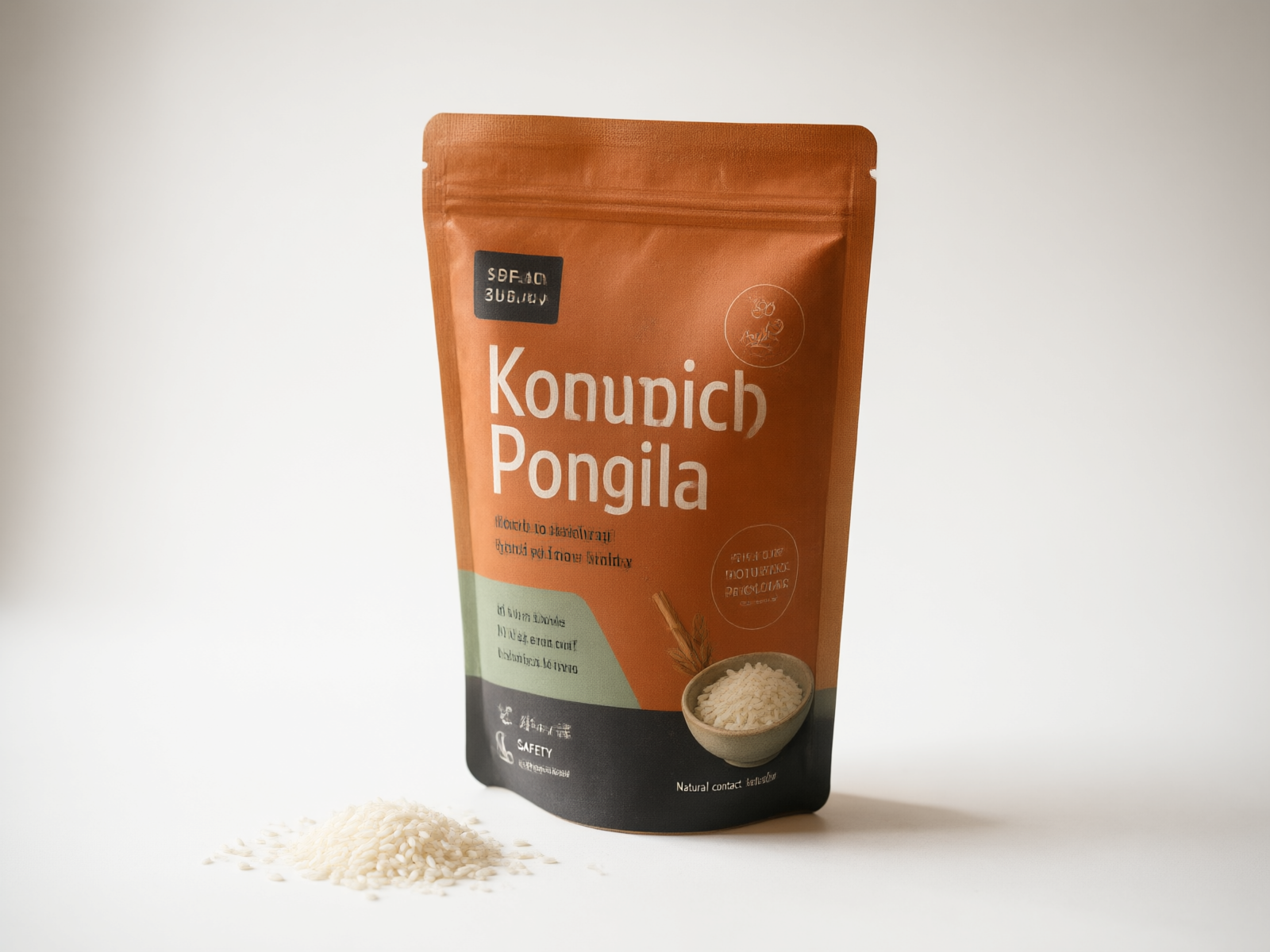 Konjac Instant Rice Product Packaging Display