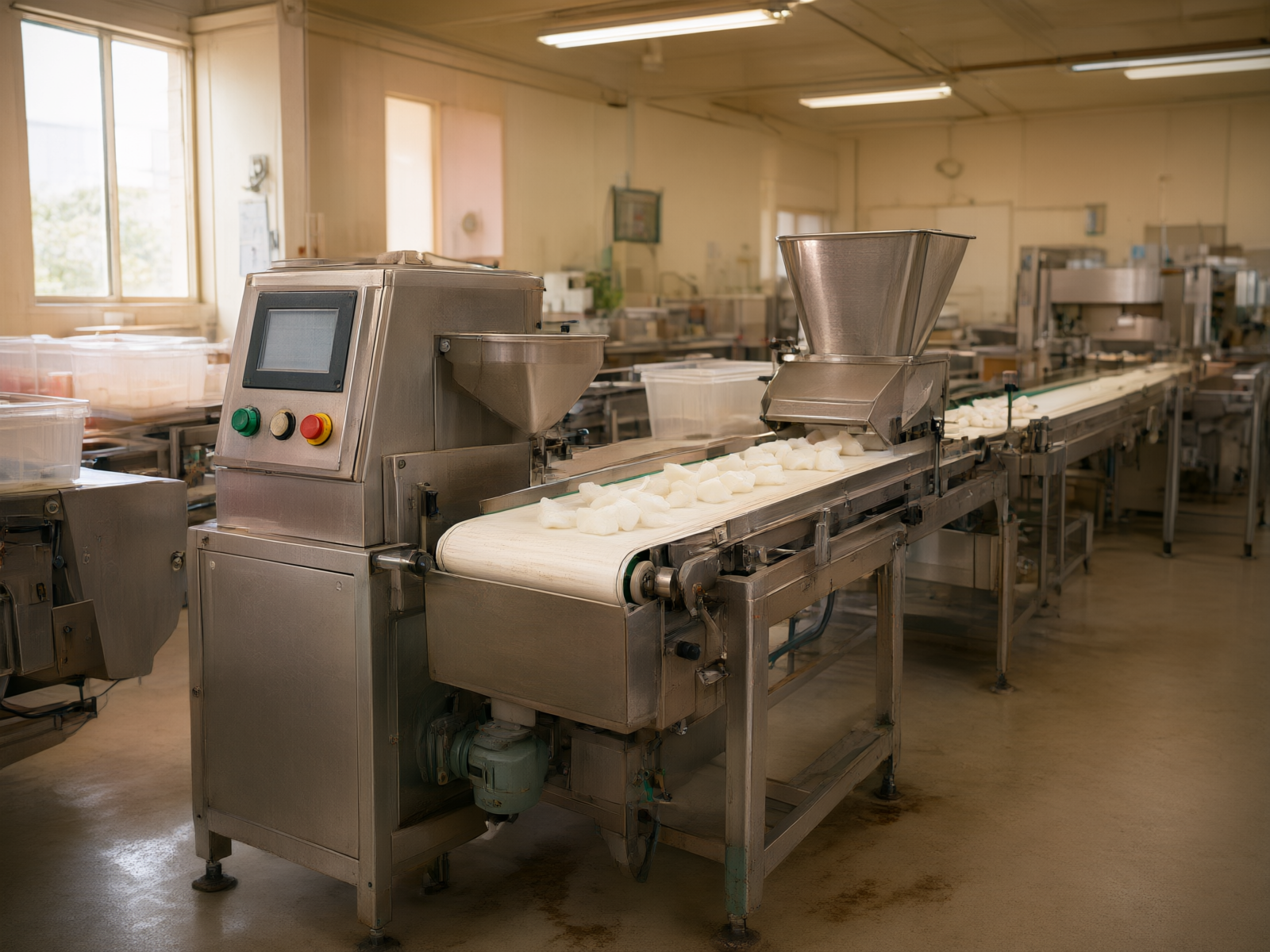 Stainless steel production line and clean workshop view
