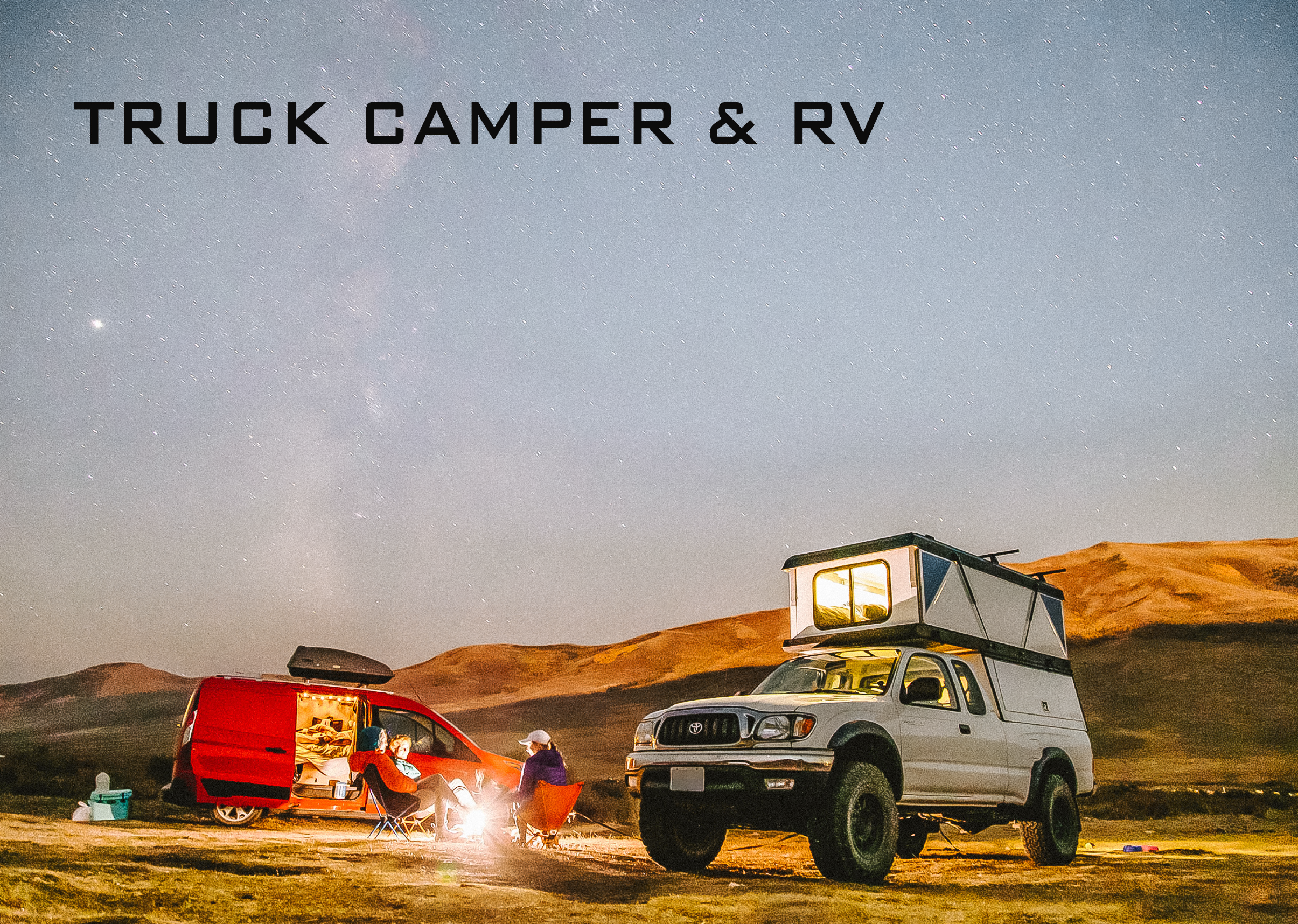 Truck Camper With Hard Wall 