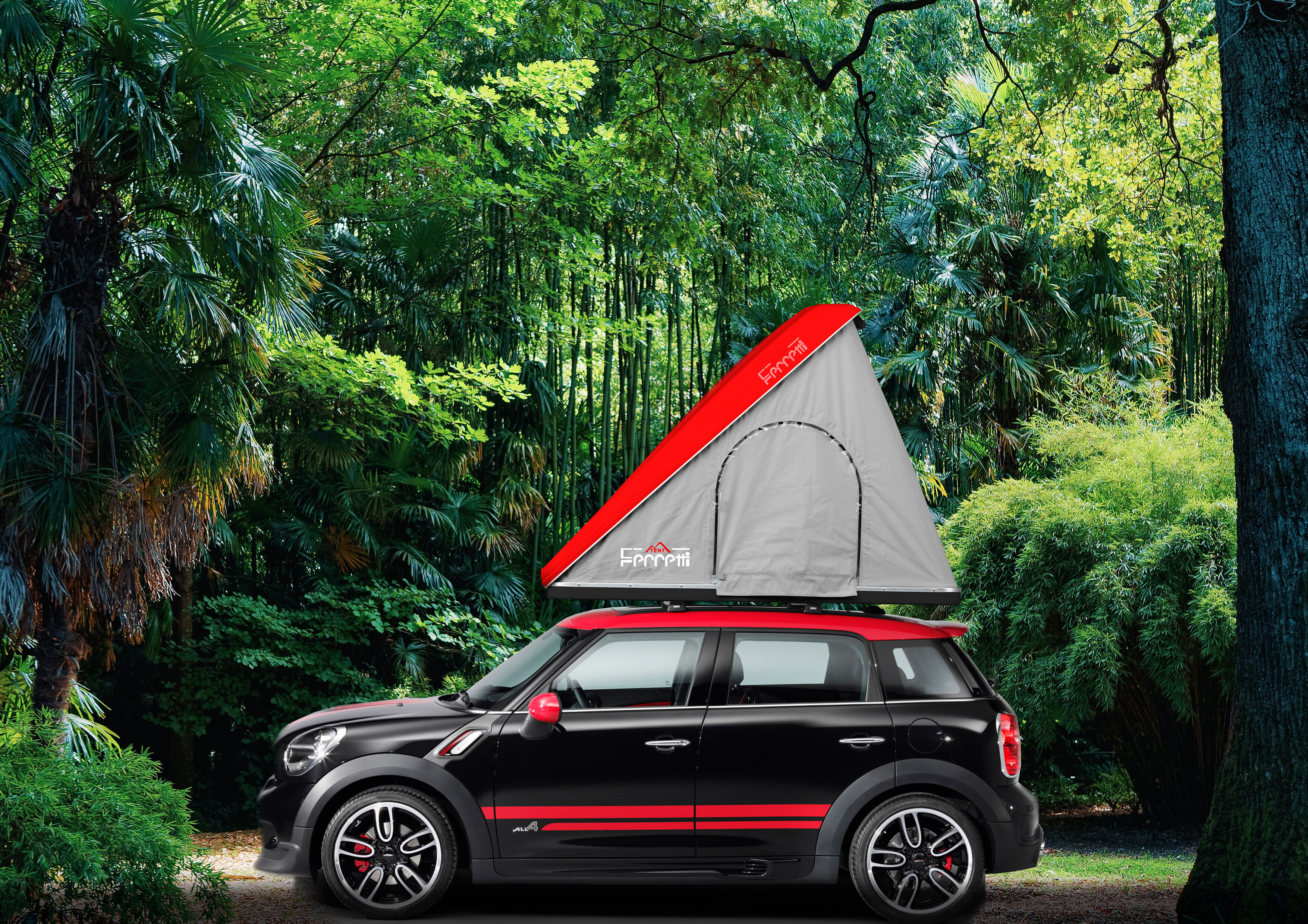 Triangular Hard Shell Rooftop Tent 2