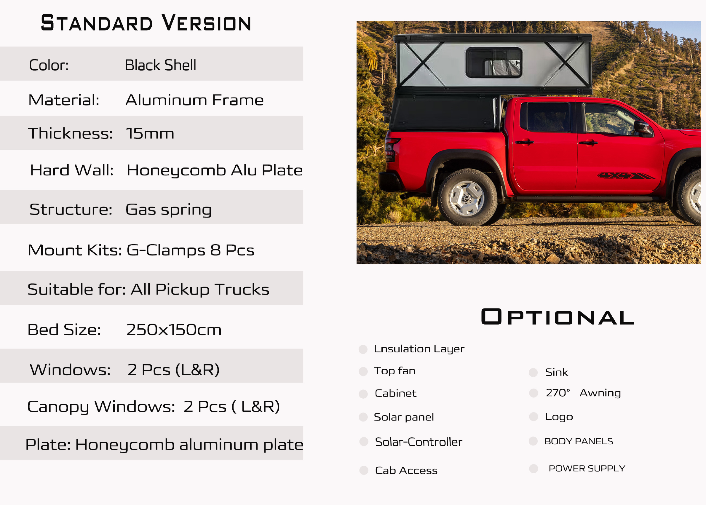 Pickup Truck Camper  5