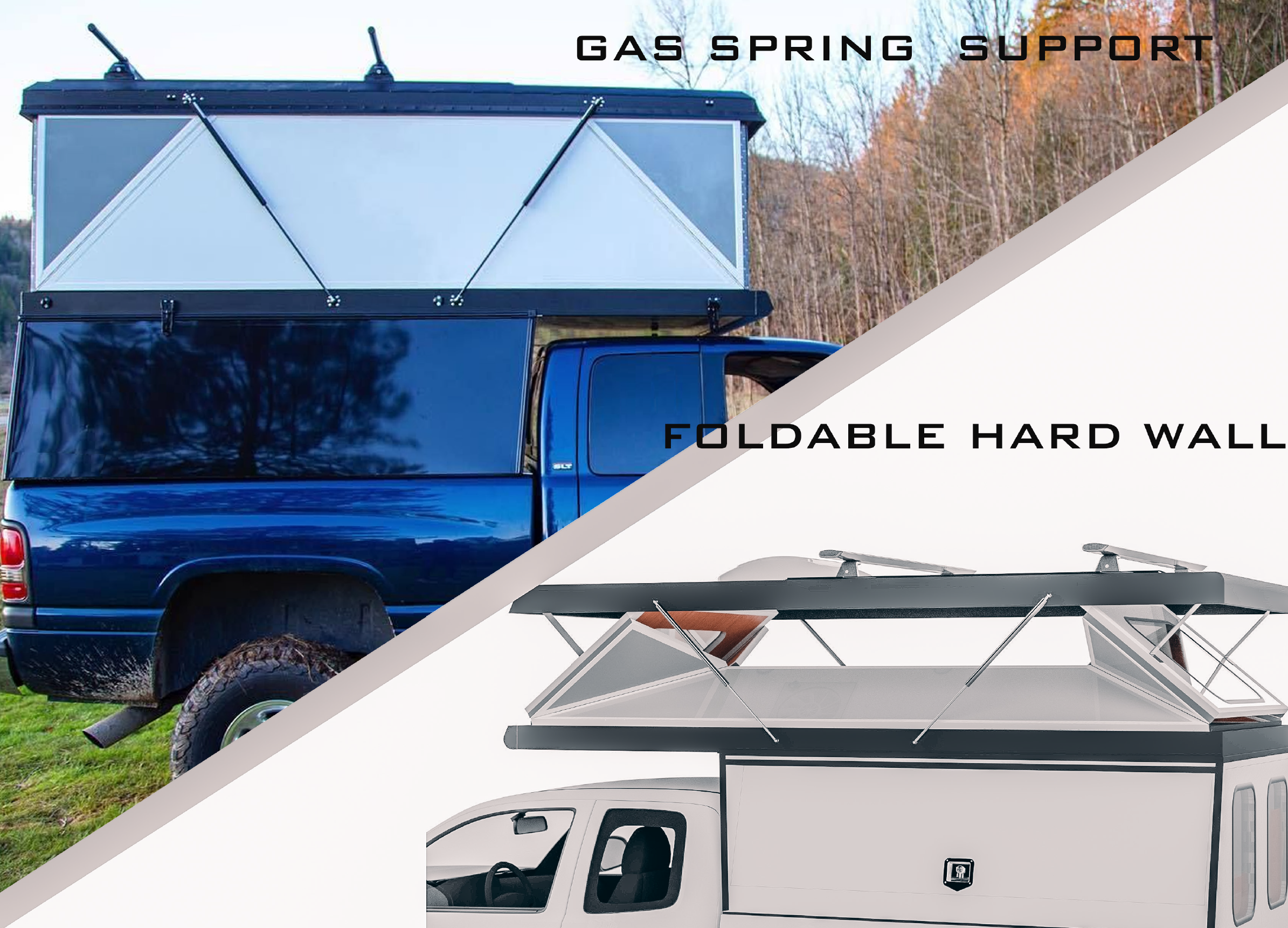 Truck Camper With Hard Wall  5