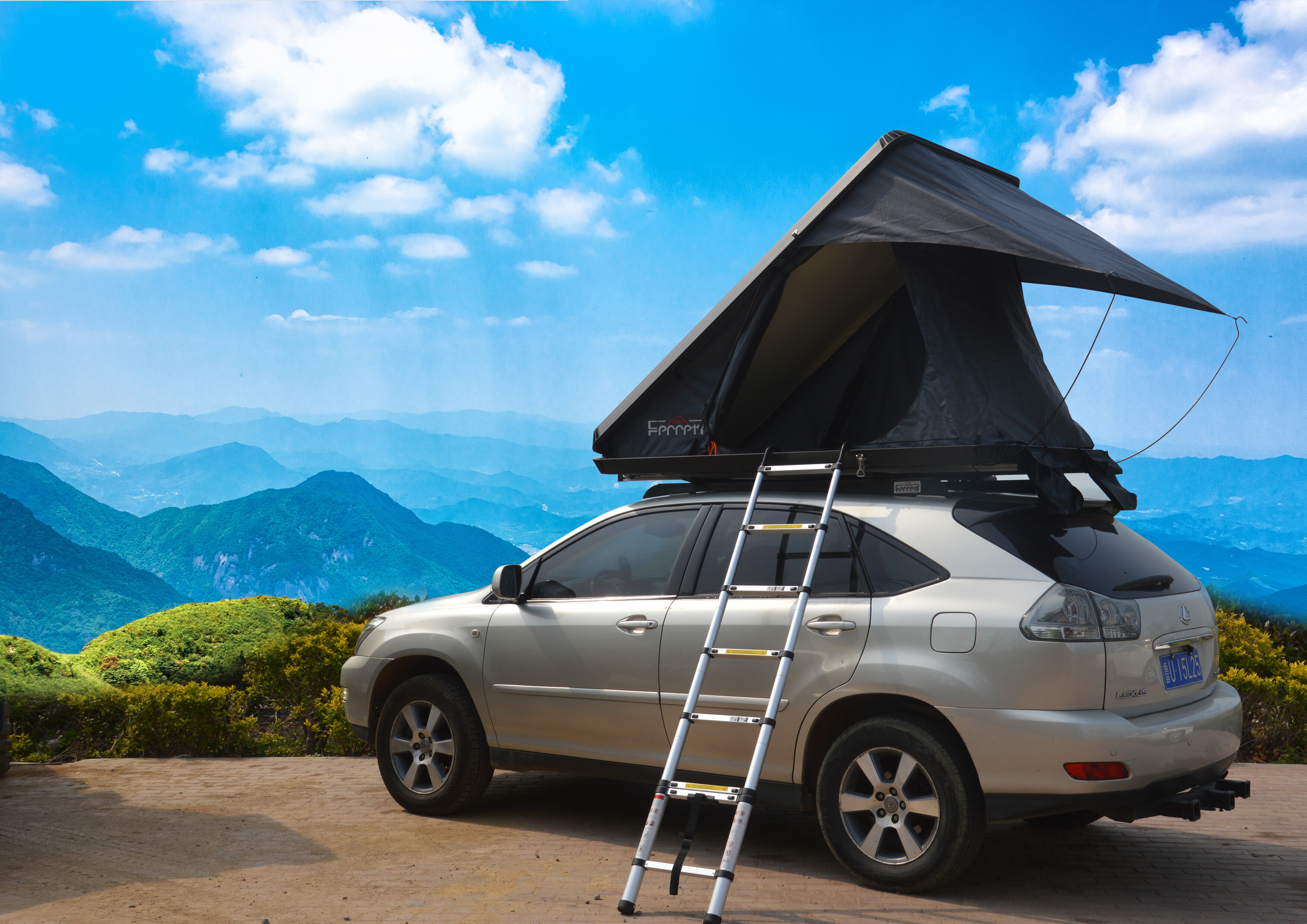 Alu Hard Shell Rooftop Tent SIm  2