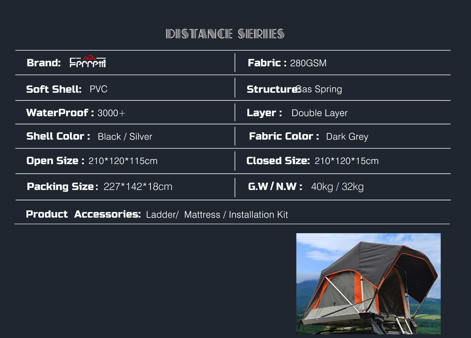 Distance Roof Top Tent 2