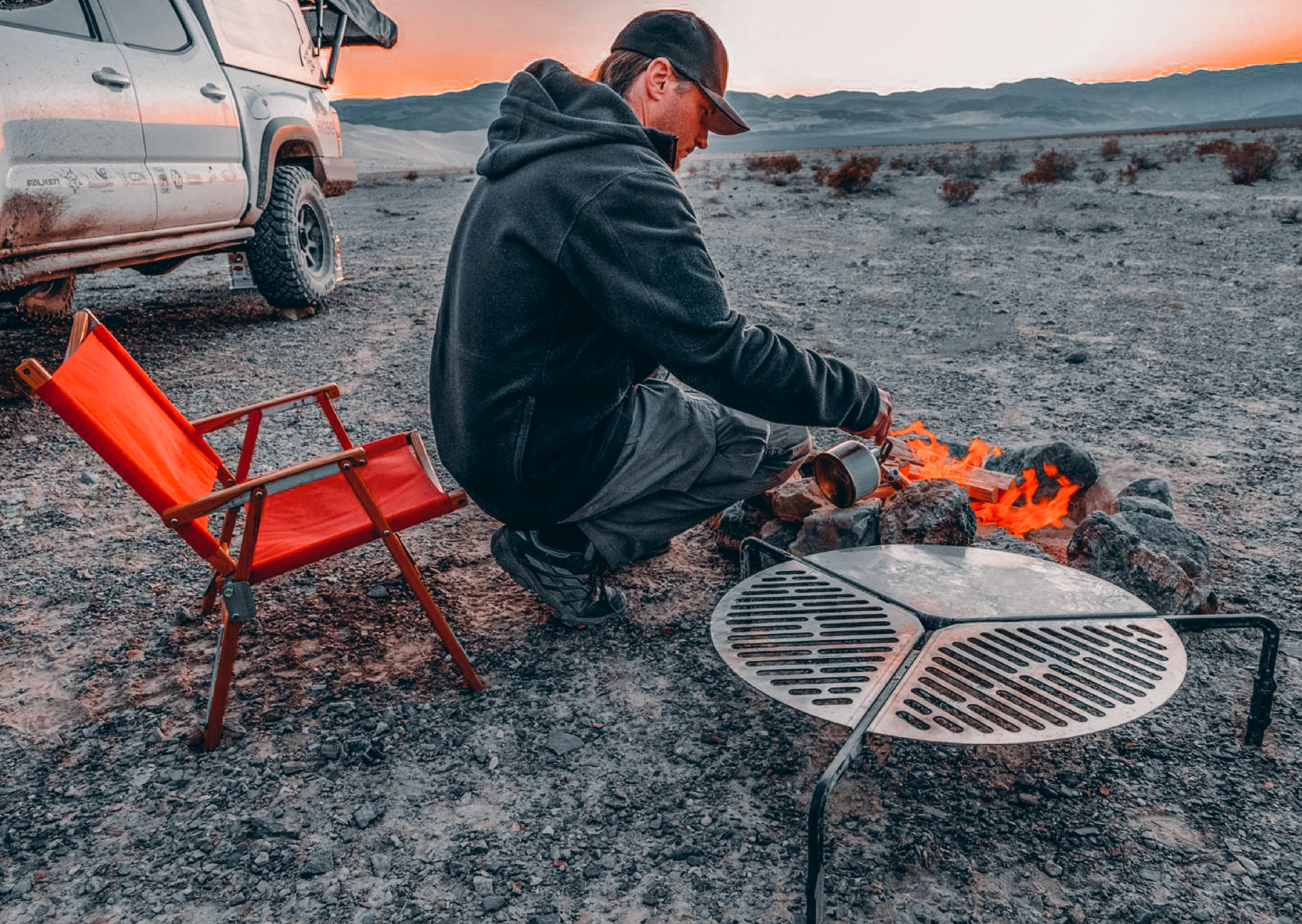 Spare Tire Mount BBQ Grate 4