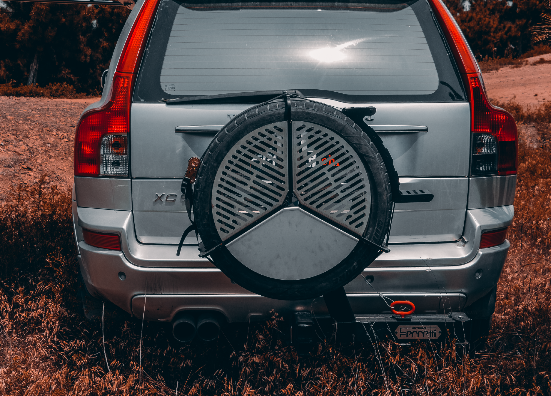 Spare Tire Mount BBQ Grate 3