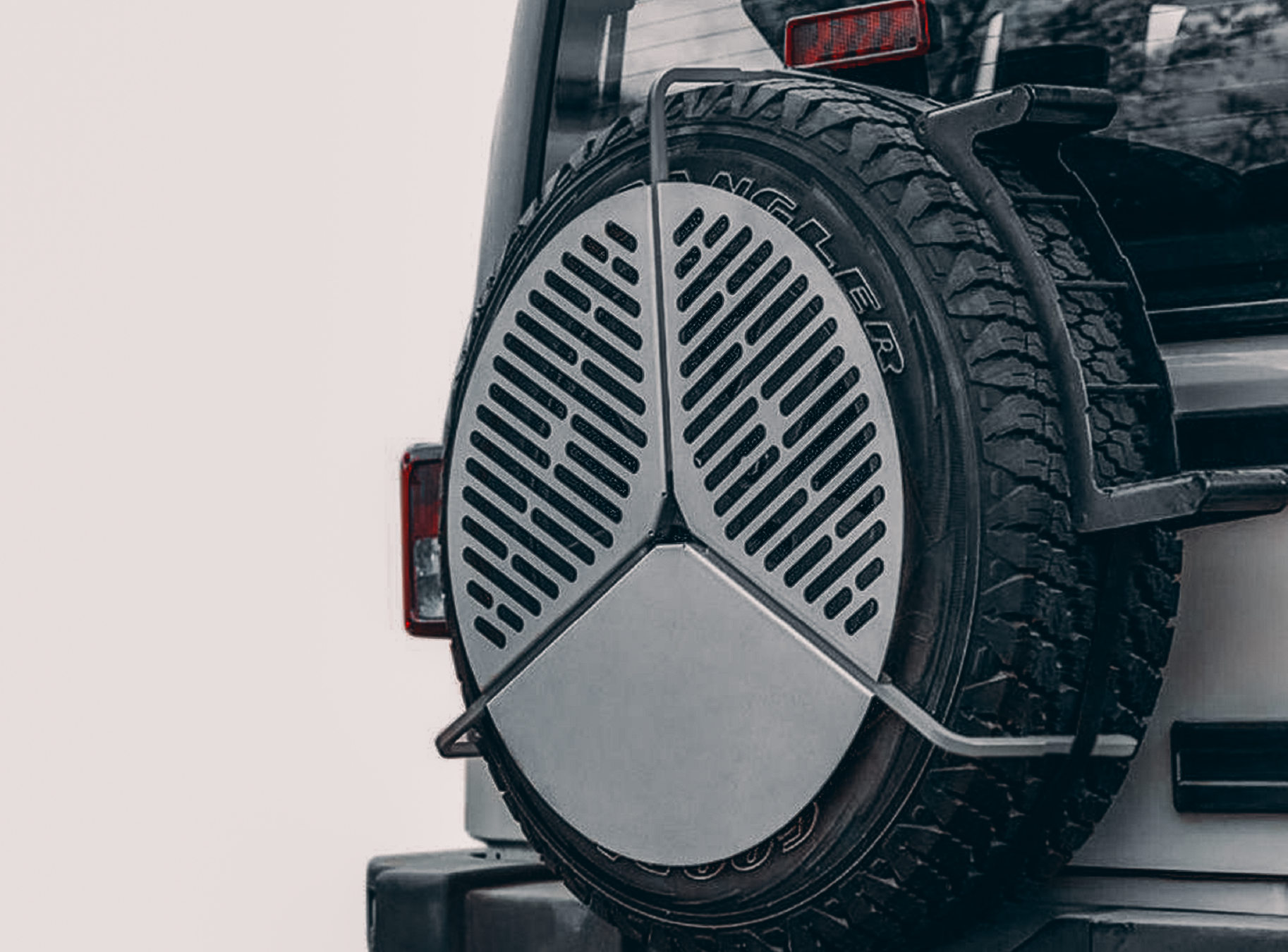 Spare Tire Mount BBQ Grate