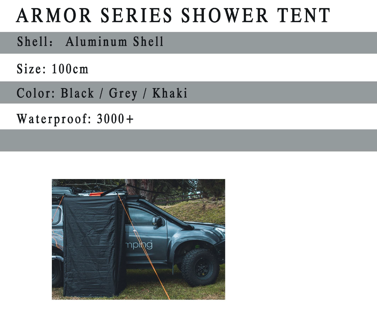 Armor Shower Tent  Awning 5