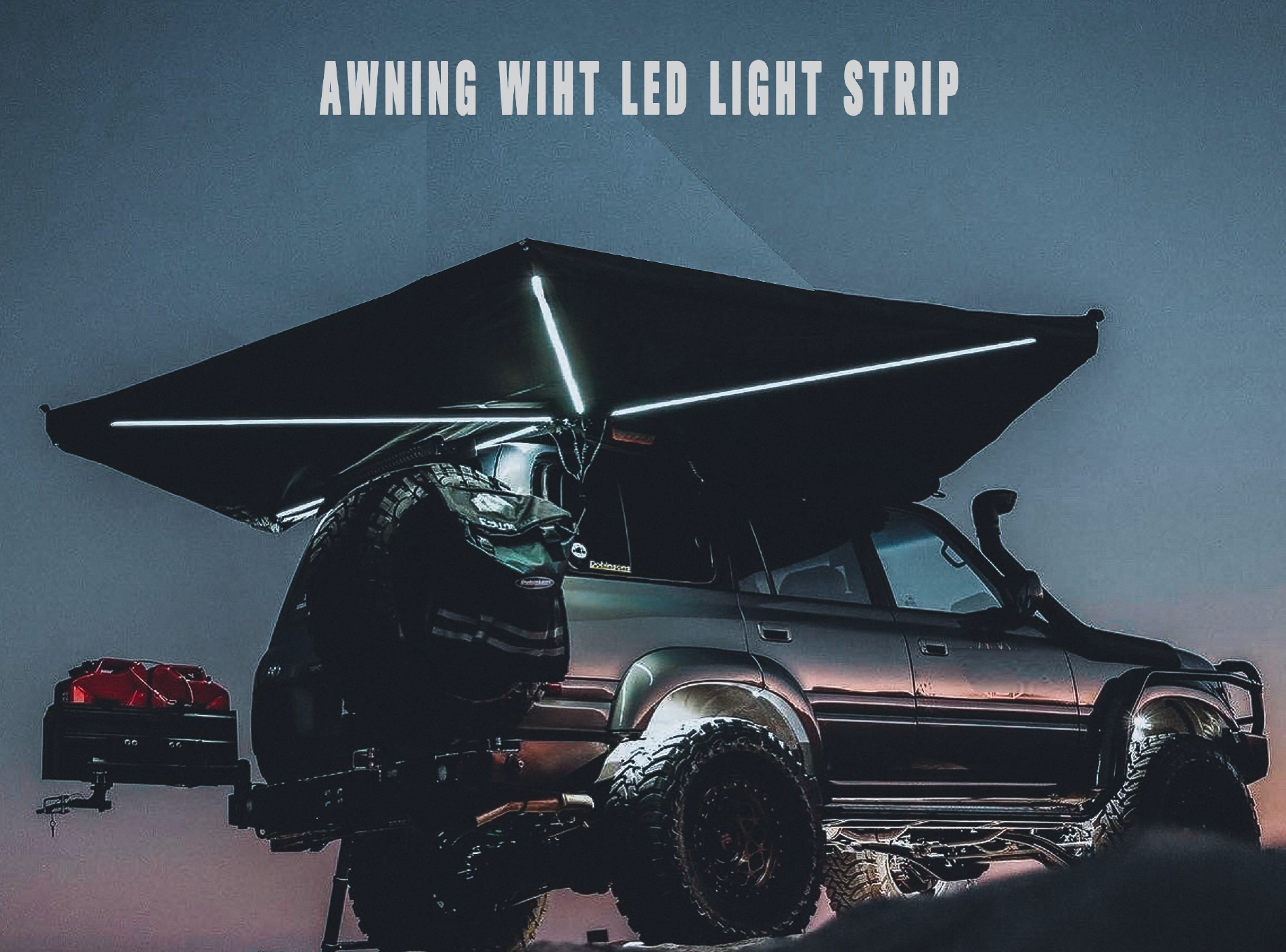 Awning With Led Light Strip
