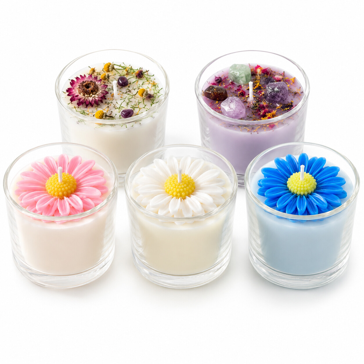 Luxury Scented Soy Wax Candles in Glass Jars – Wholesale Wedding Decor