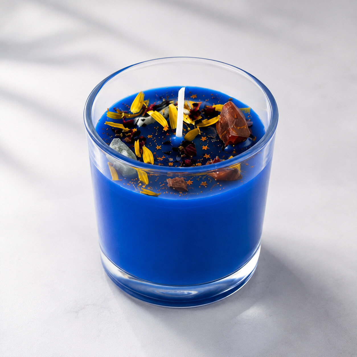 Colorful Scented Small Jar Votive Candles for Weddings and Birthdays