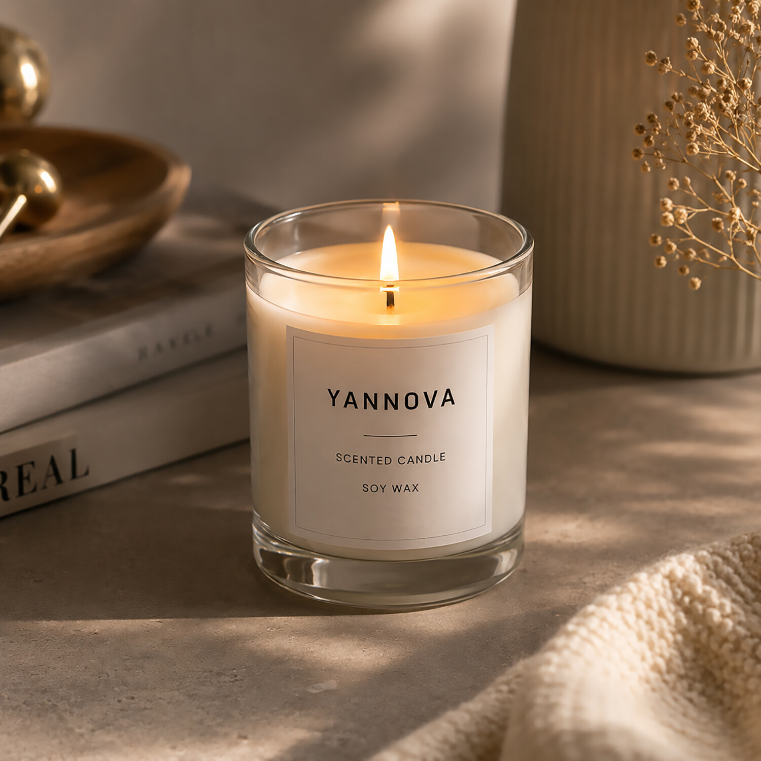 Lime & Mandarin Scented Candle