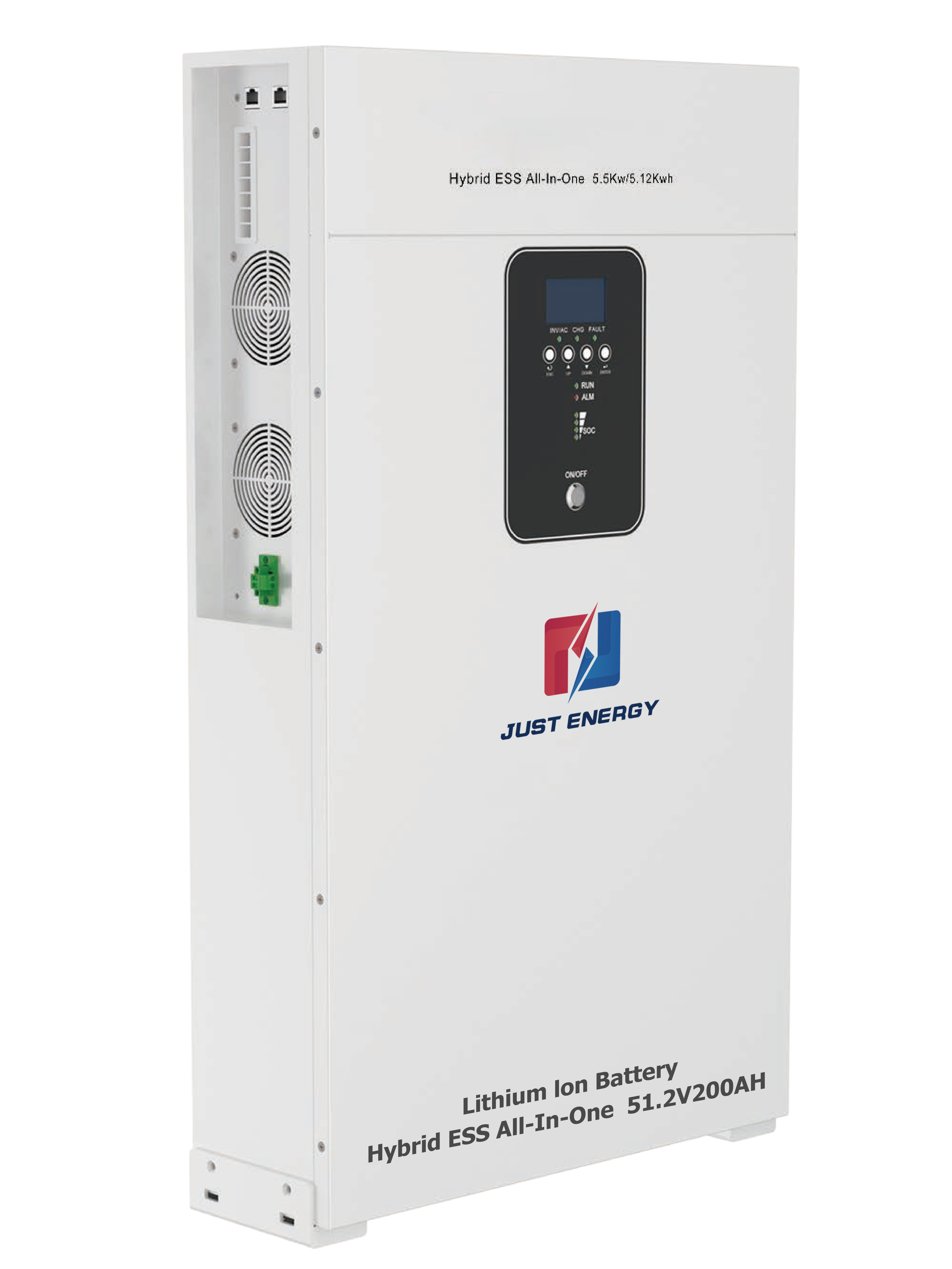 Wall-mounted Battery 51.2V 200Ah