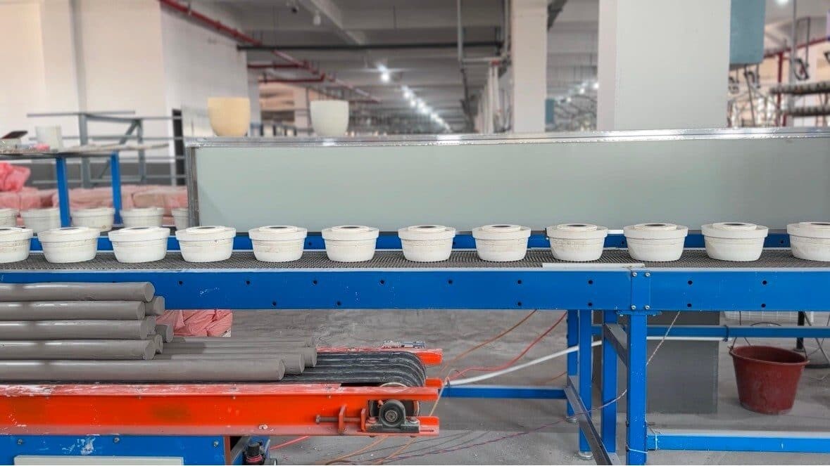 Ceramic production line