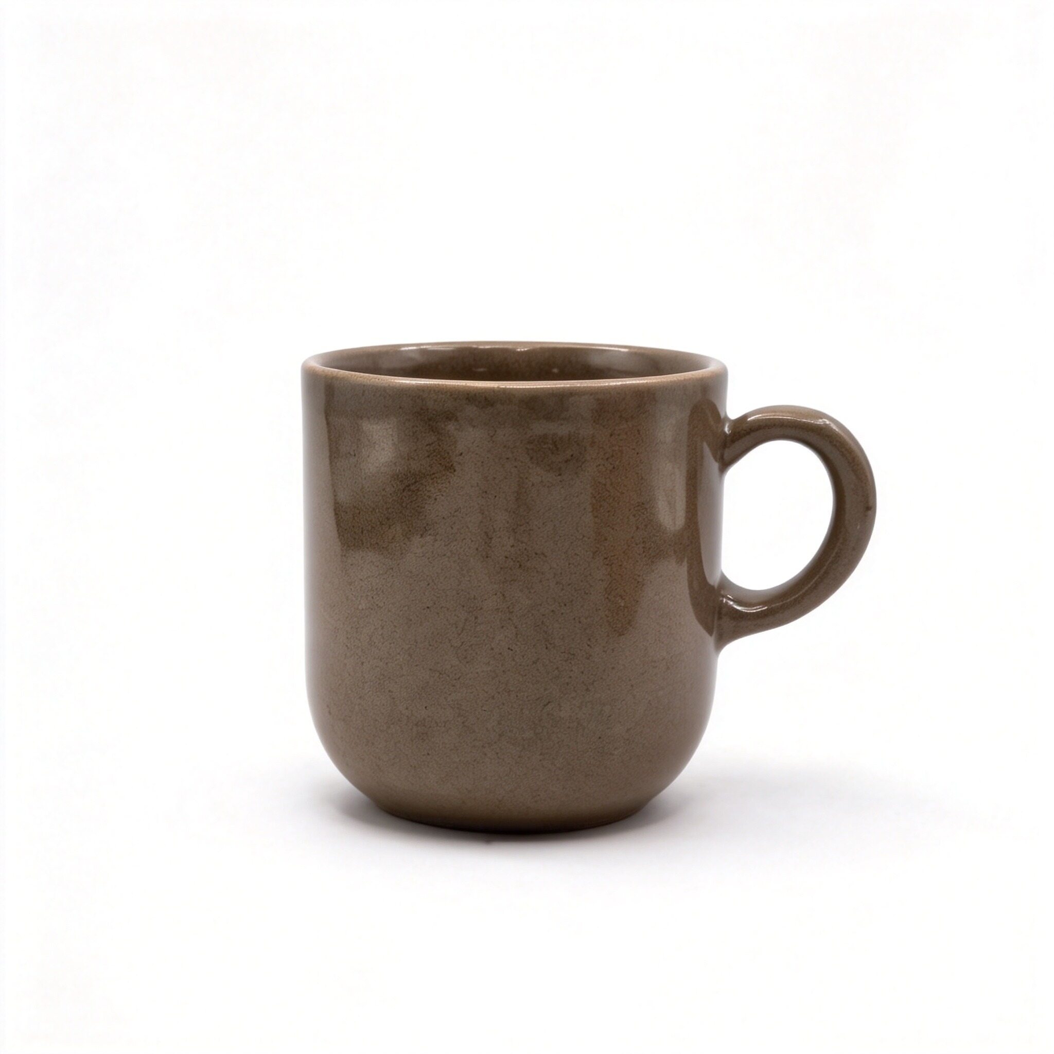 Brown Ceramic Straight Mug