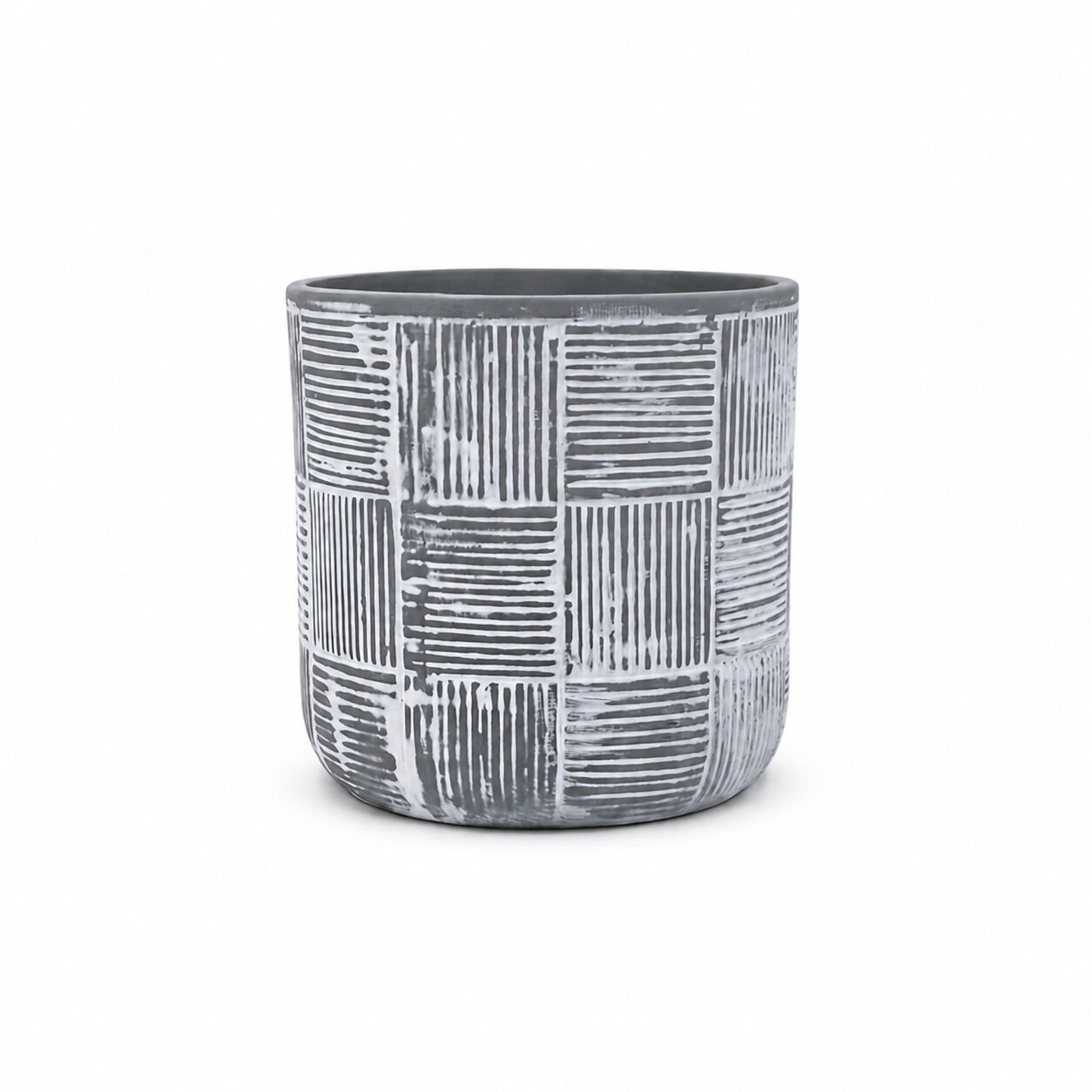 Modern Textured Ceramic Planter