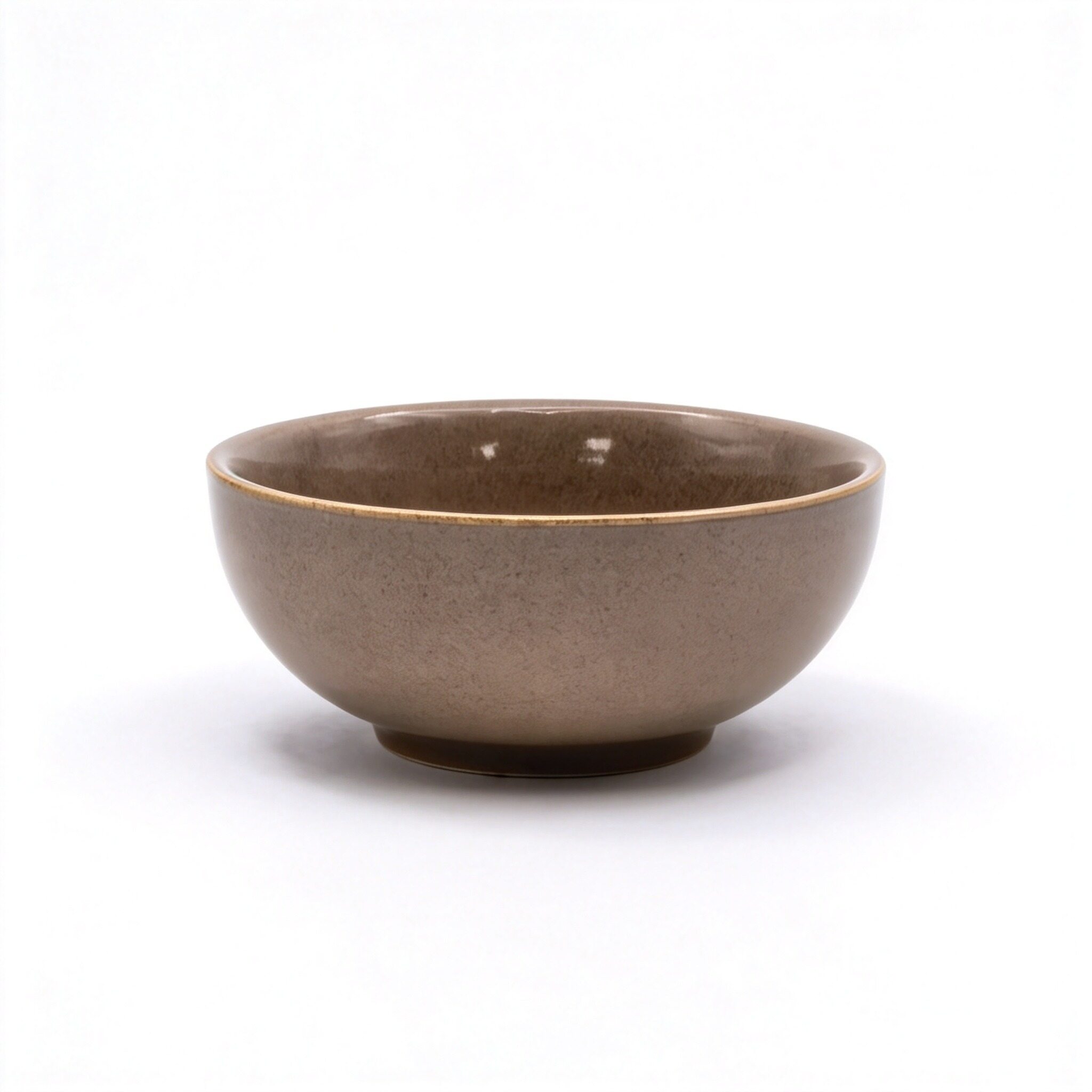 Brown Ceramic Round Bowl (Medium)