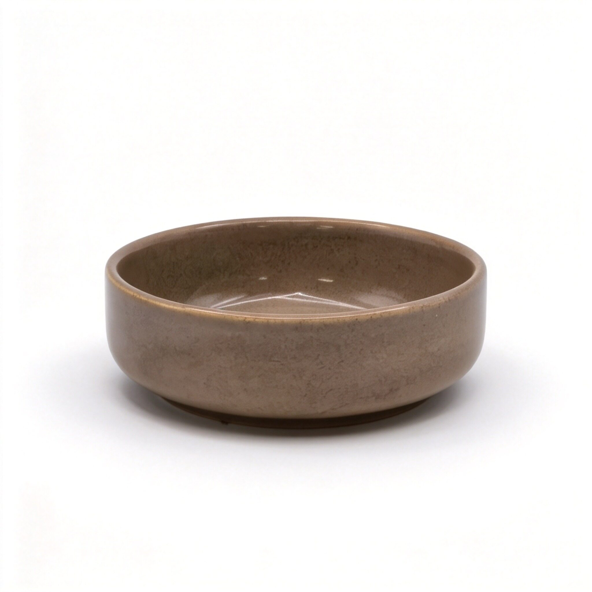 Brown Ceramic Shallow Square Dish
