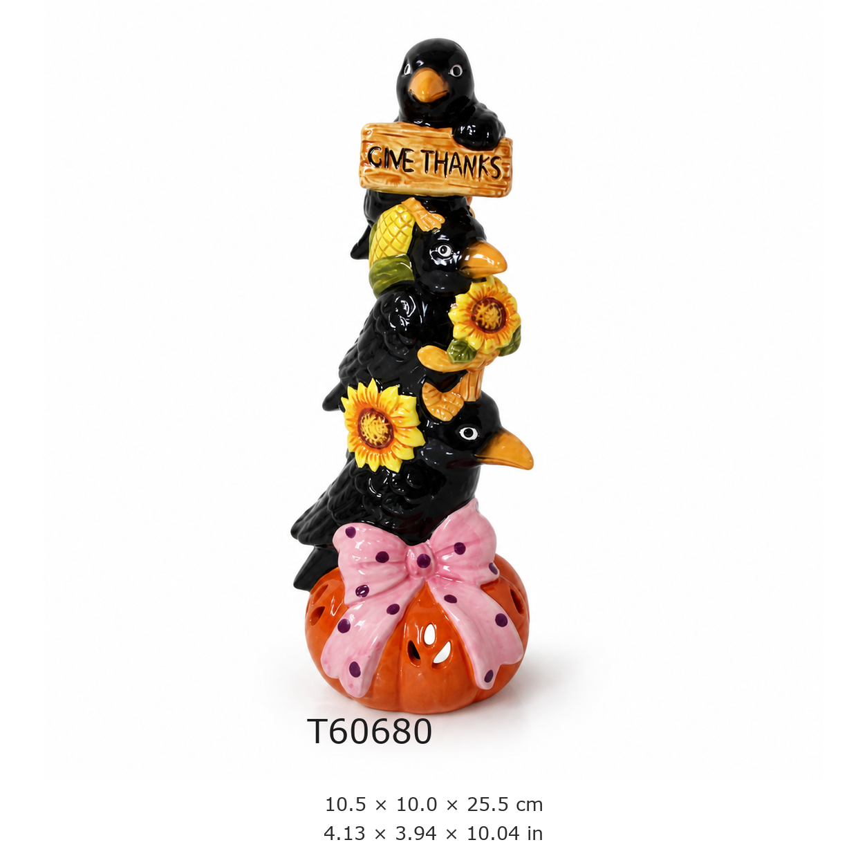 Thanksgiving Autumn Ceramic Figurine (T60680)