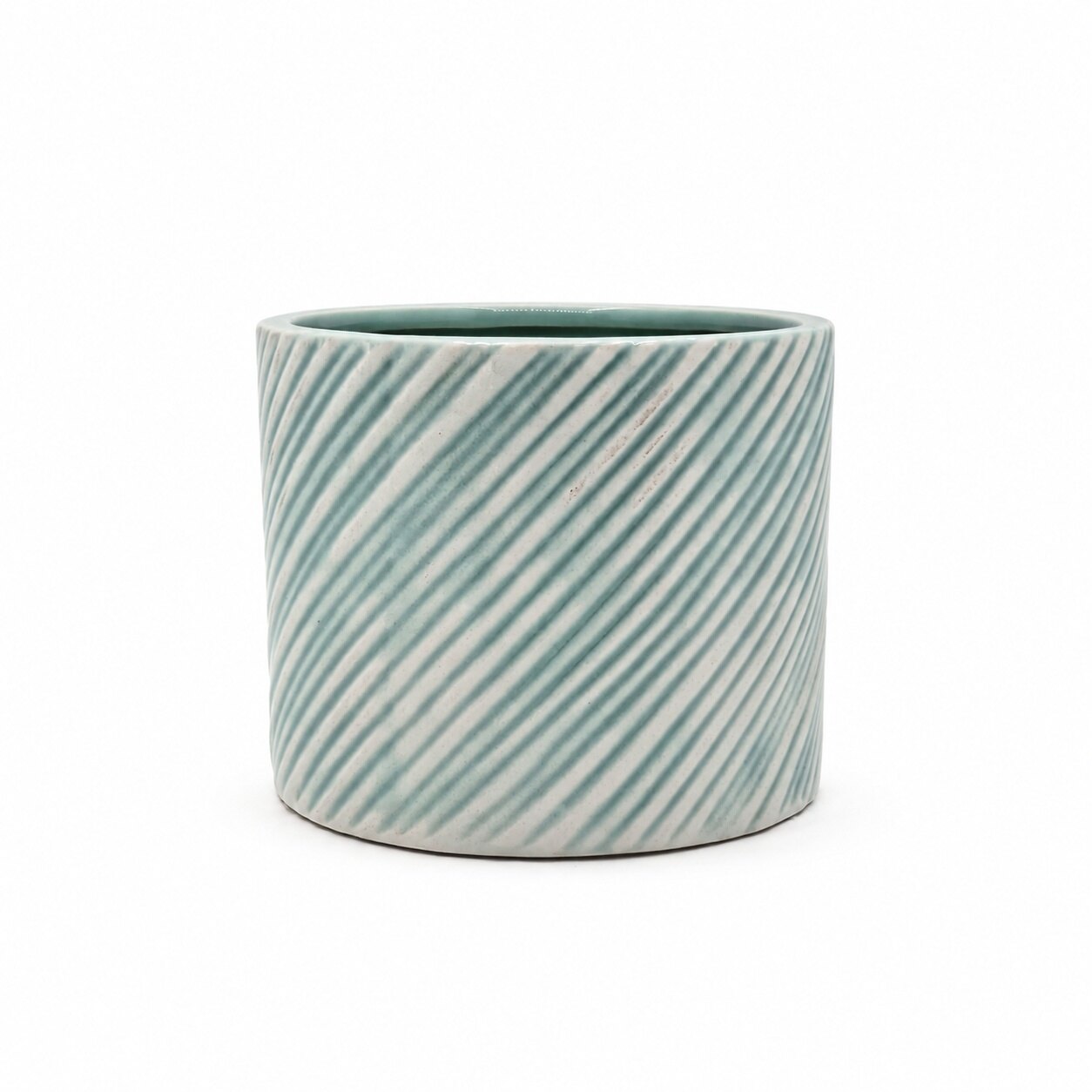 Modern Textured Ceramic Planter