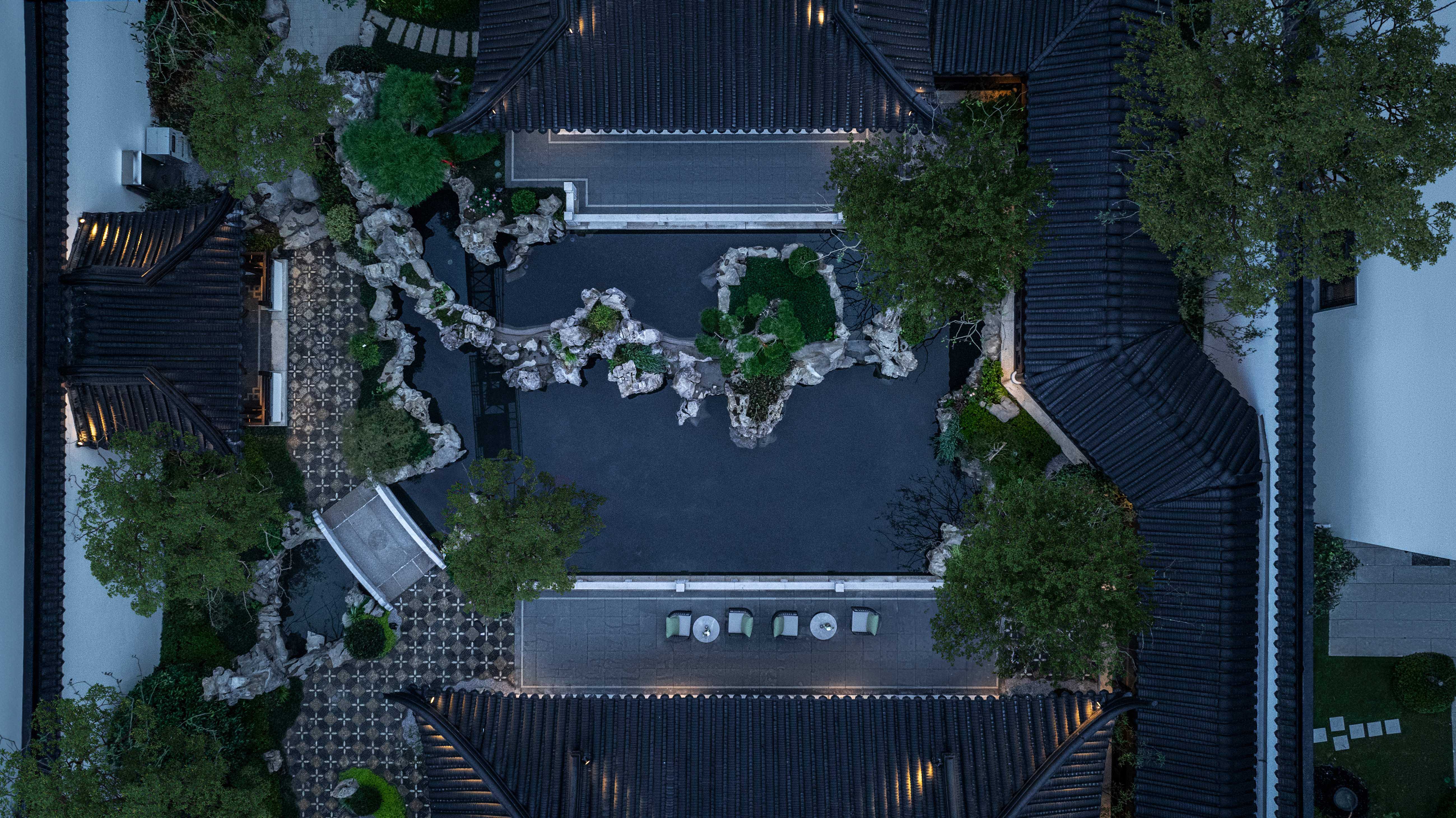 园林鸟瞰