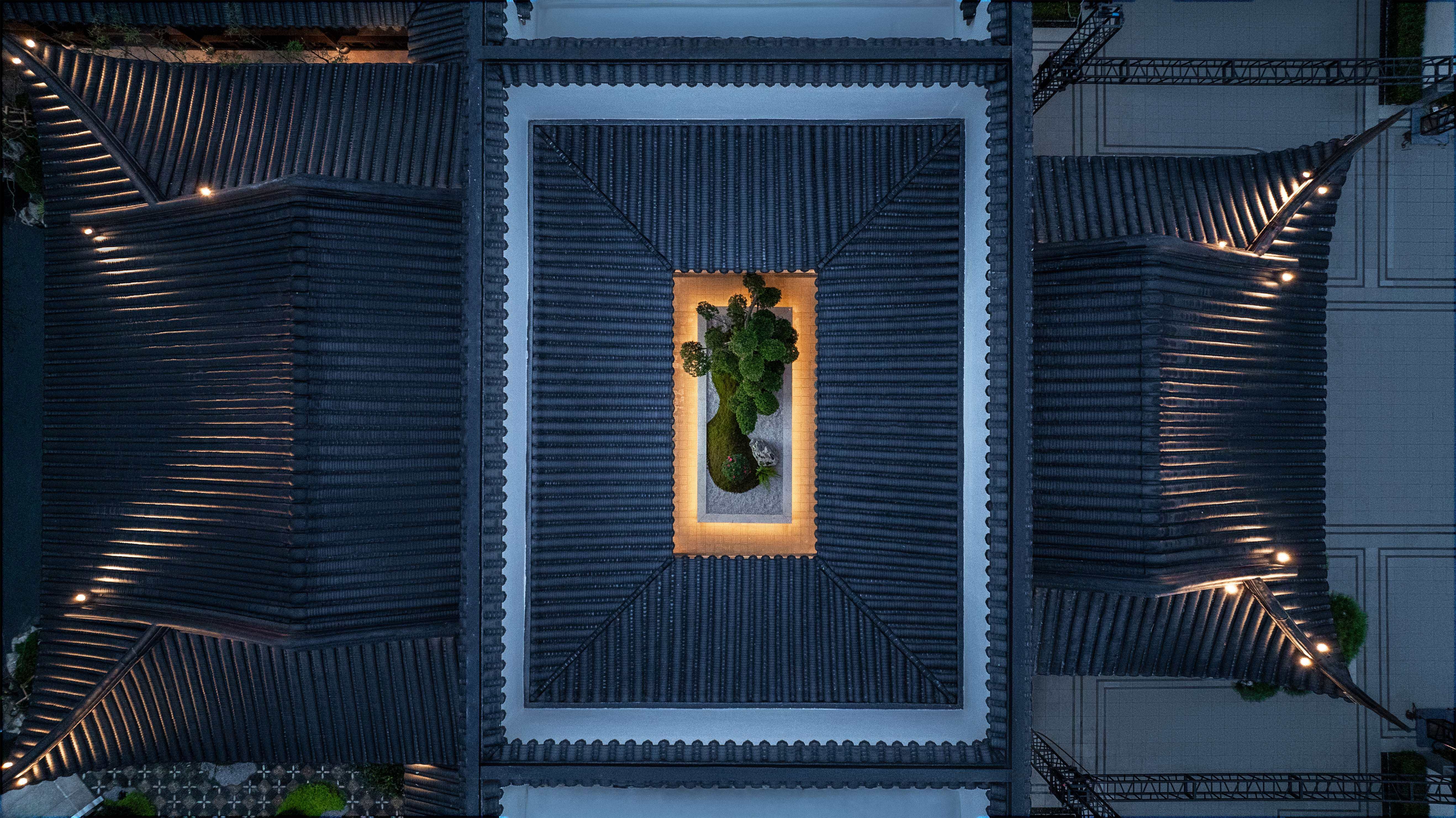 庭院鸟瞰