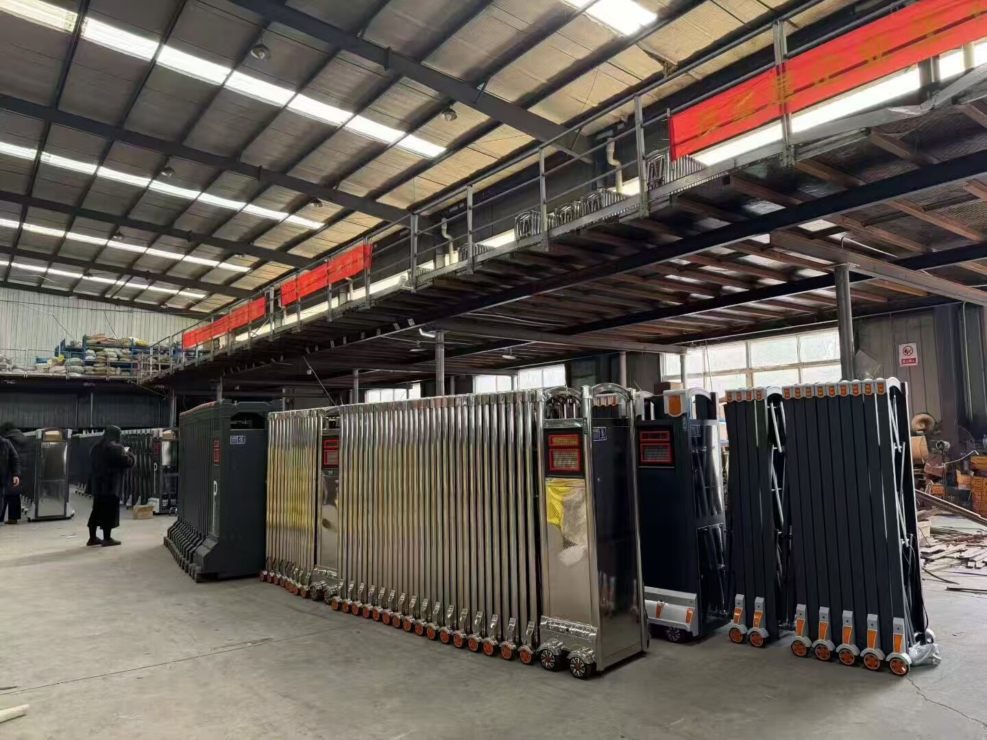 Stainless Steel Retractable Gate Factory - Electric stainless gate factory for factory residential commercial