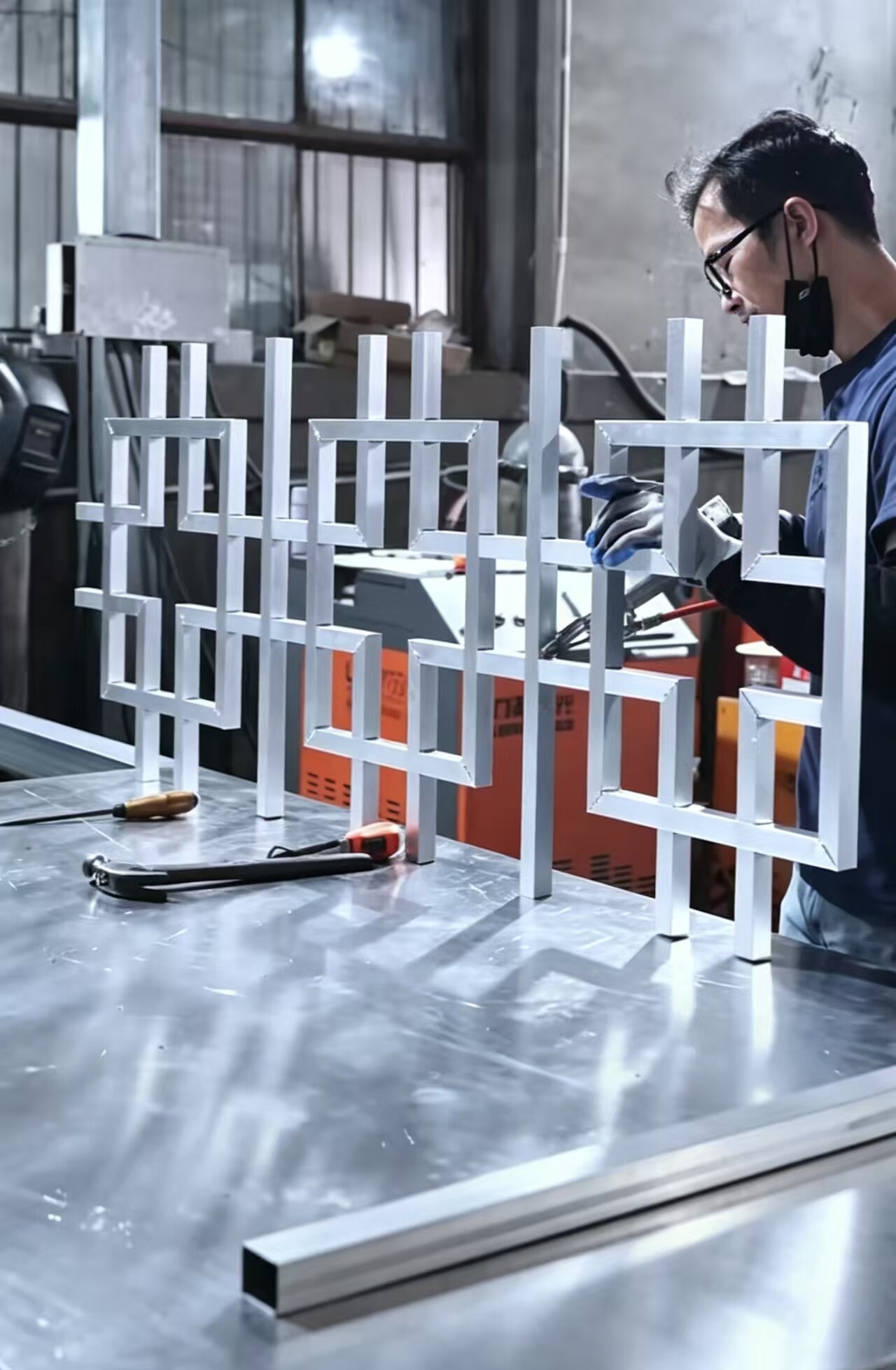 aluminum profile welding process - image 4