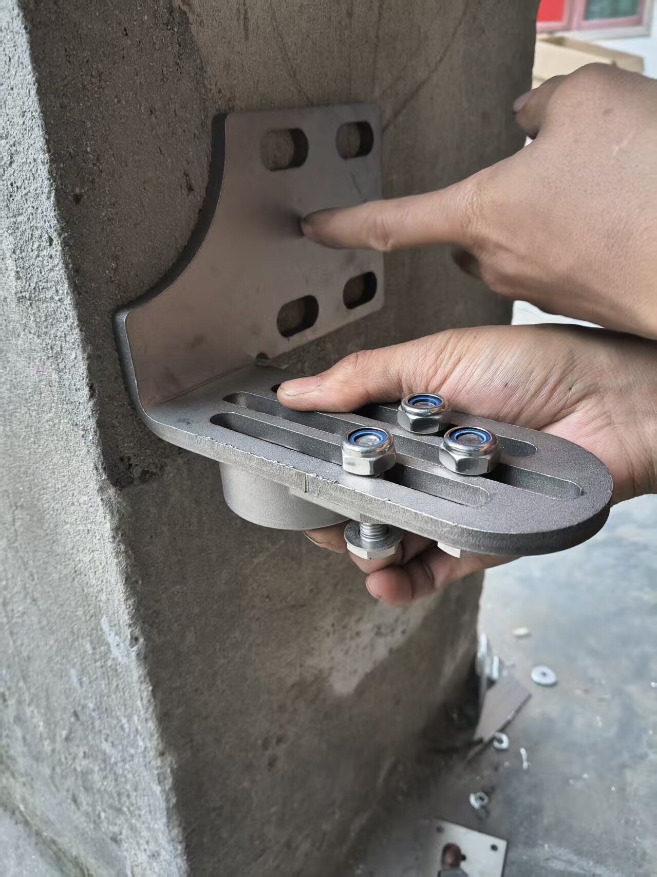aluminum fence hardware installation - precision drilling