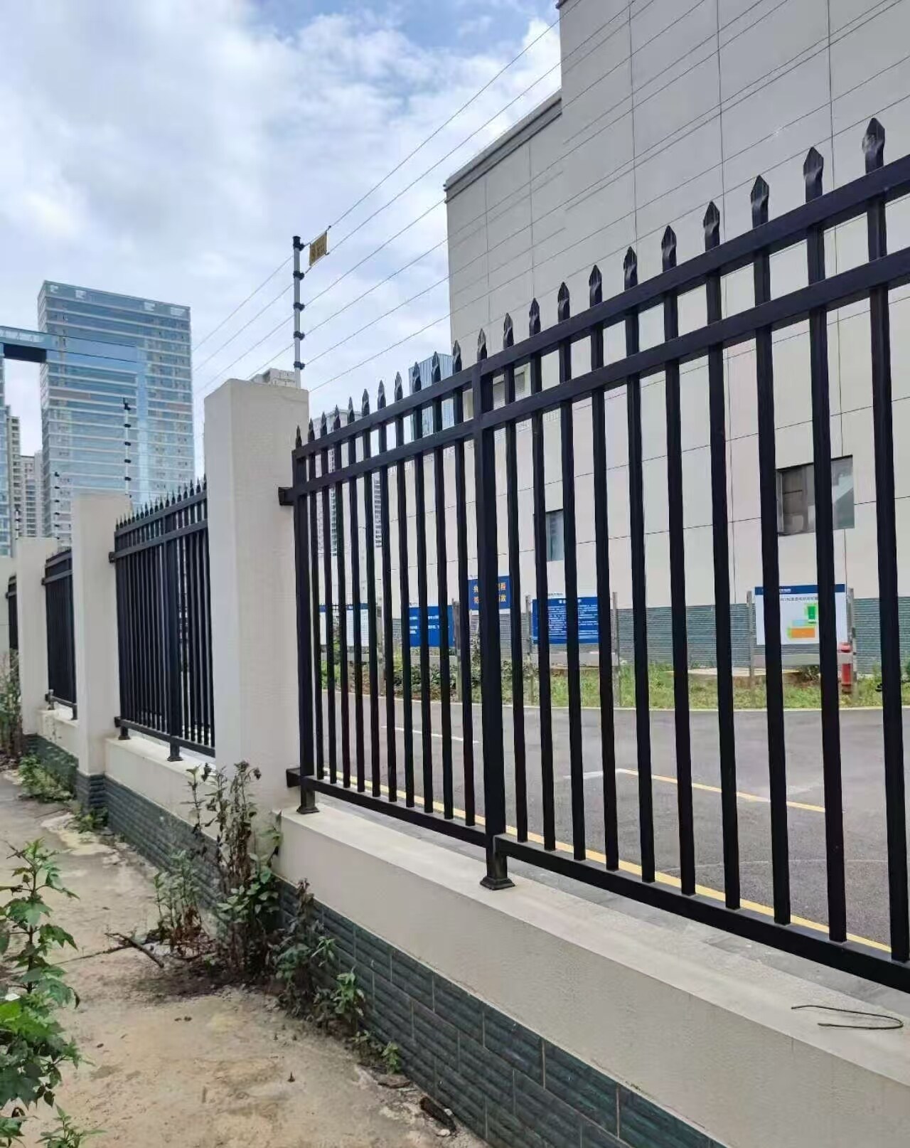 Spear Top Security Steel Fence - Steel steel fence spear for industrial commercial residential