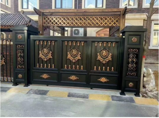 Automatic Sliding Gates - Custom aluminum automatic sliding gate for residential and commercial properties