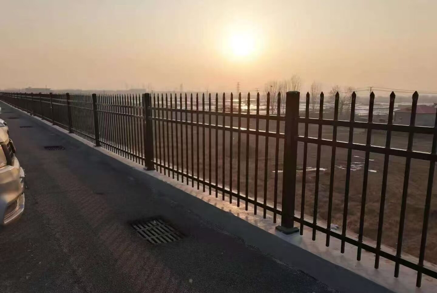 Artistic Leaf Design Steel Fence - Steel steel fence leaf for industrial commercial residential