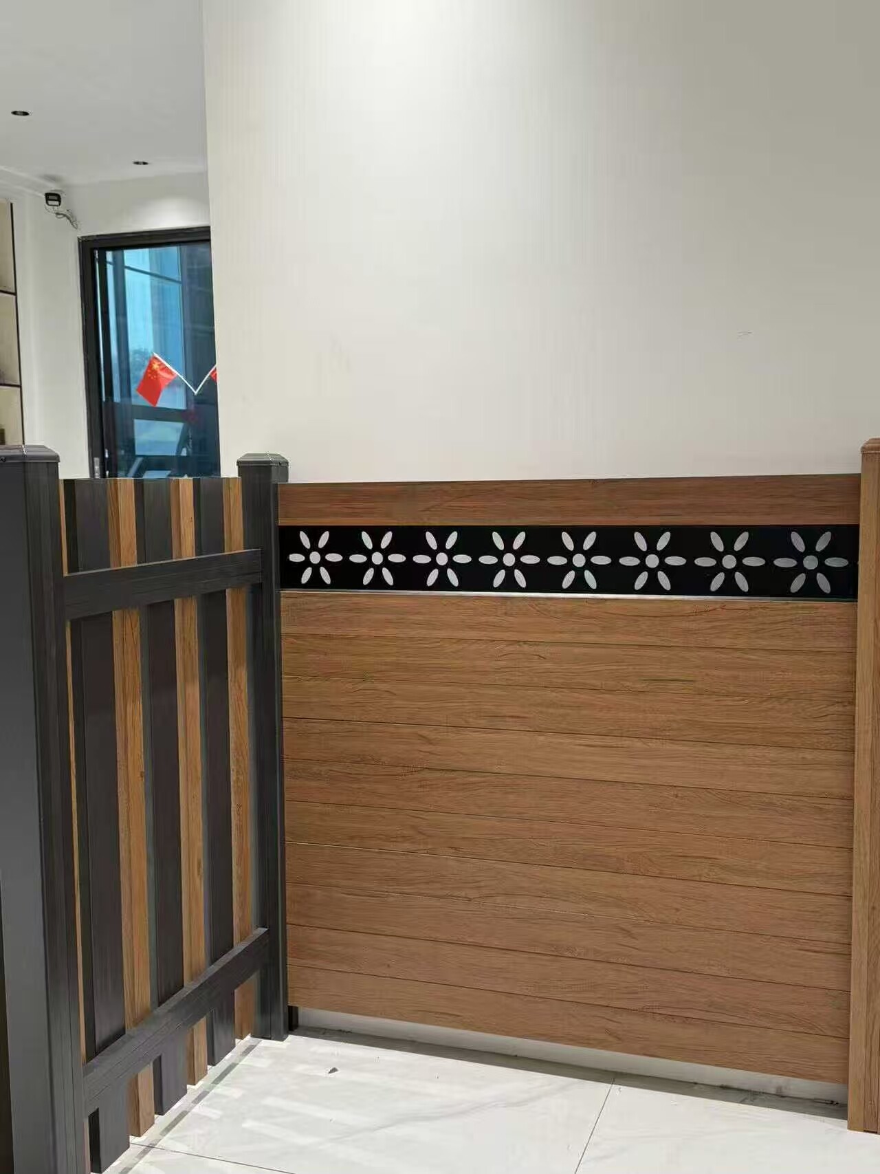 Decorative Accent - Modular aluminum fence panel with easy assembly and low shipping cost