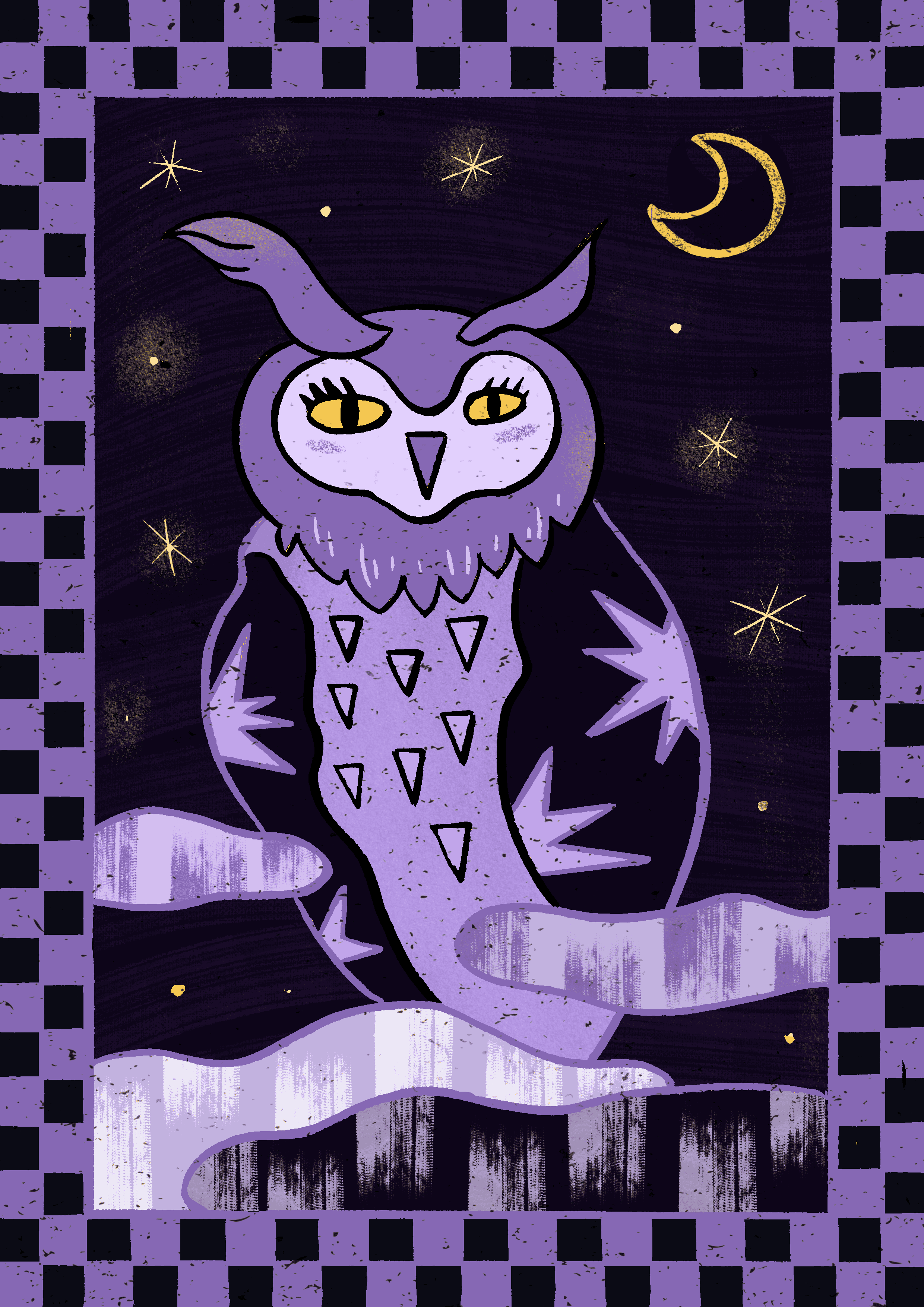 Purple Owl