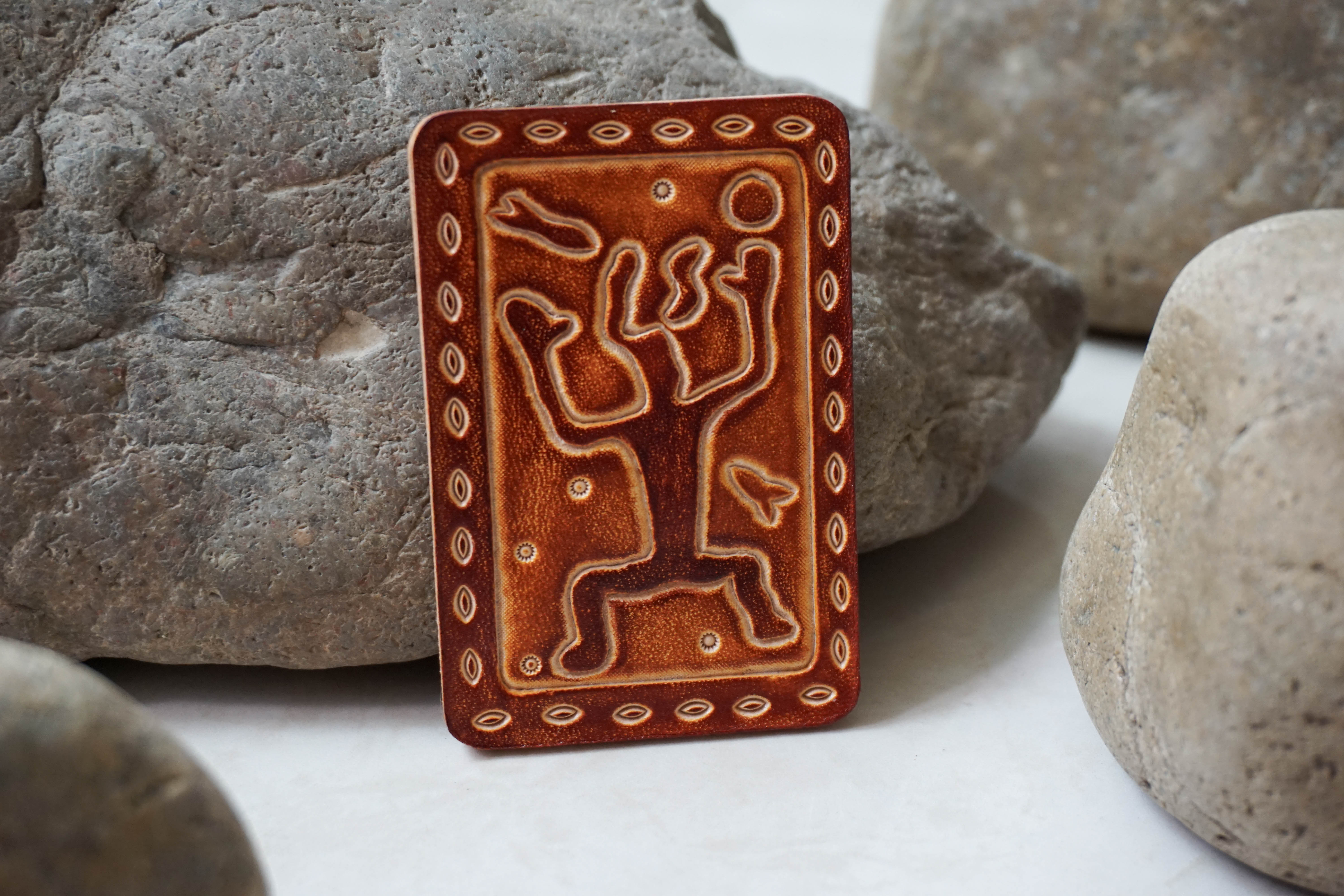Human Figure Rock Art Magnet