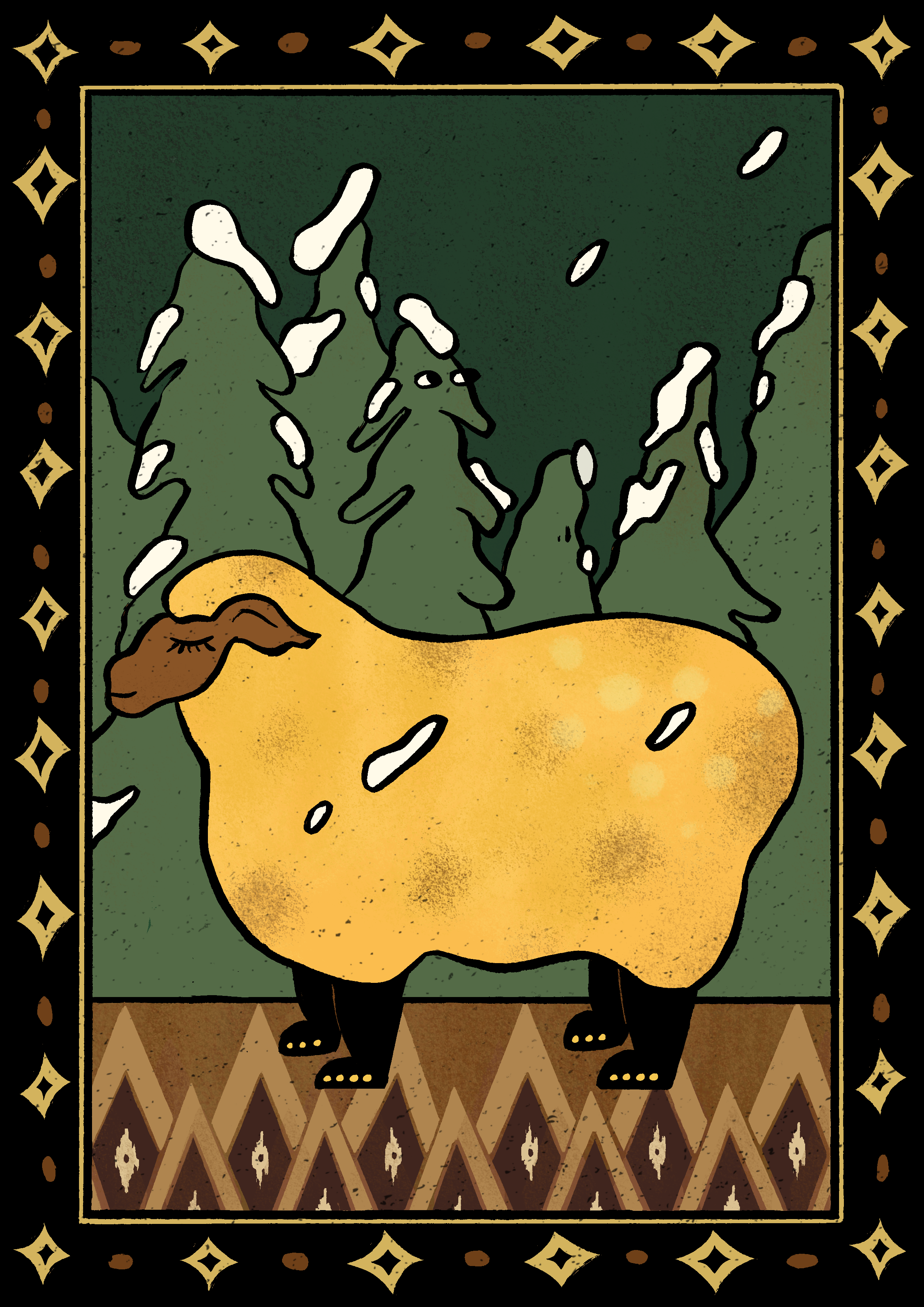 Yellow Sheep