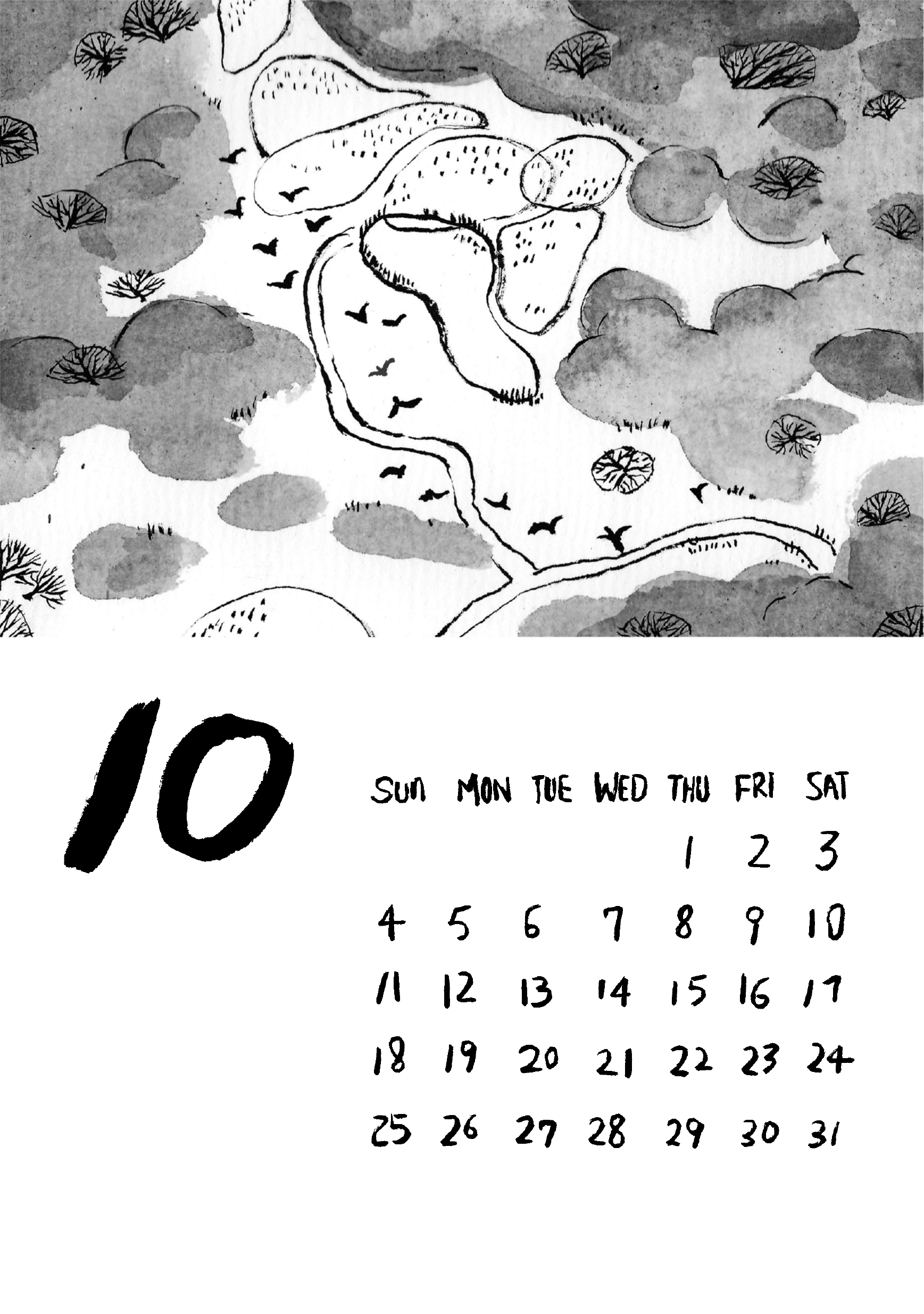 October Calendar