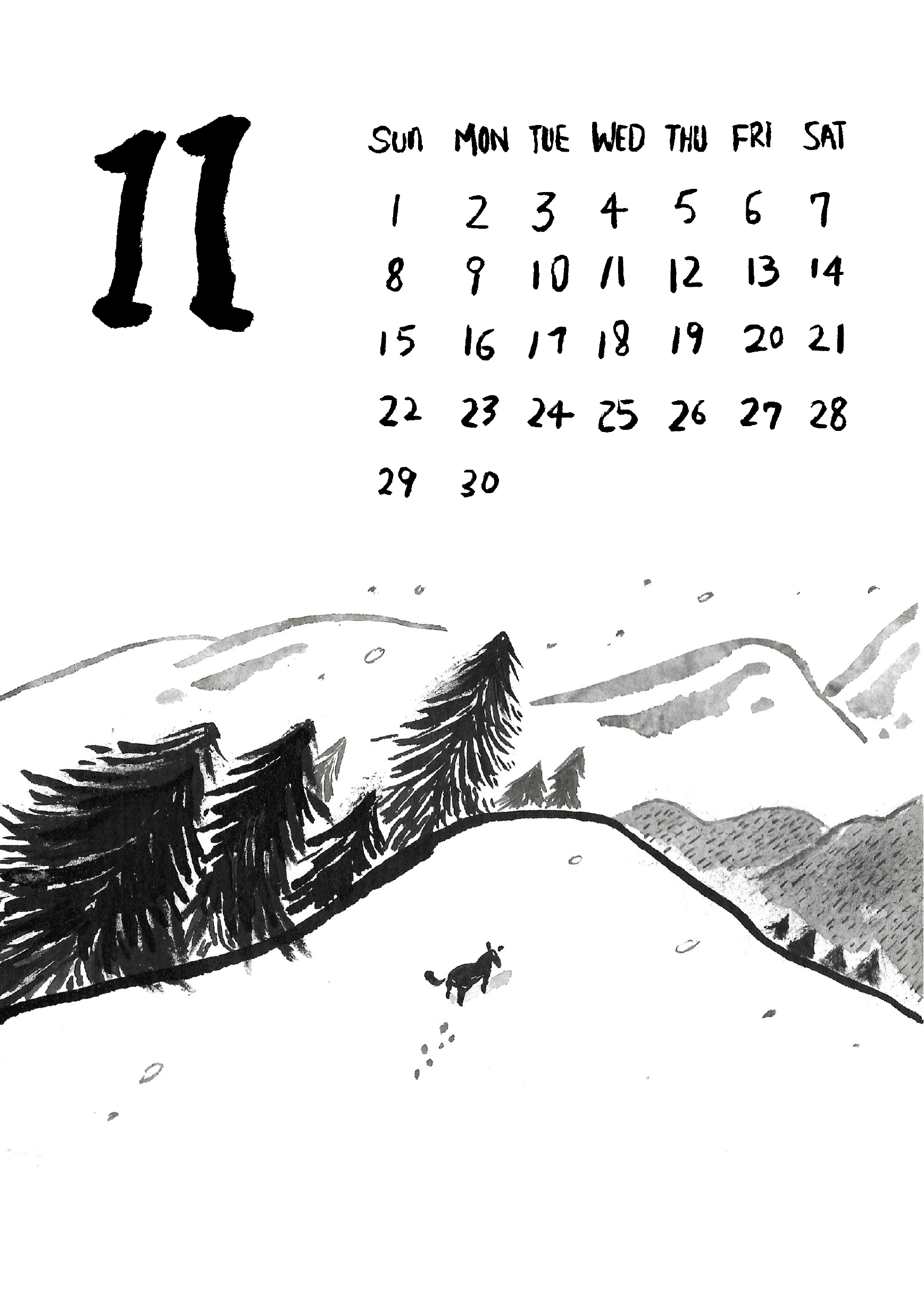 November Calendar