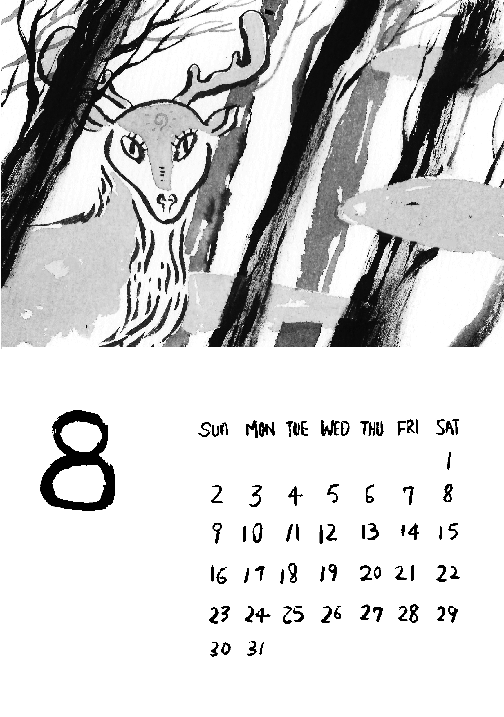 August Calendar