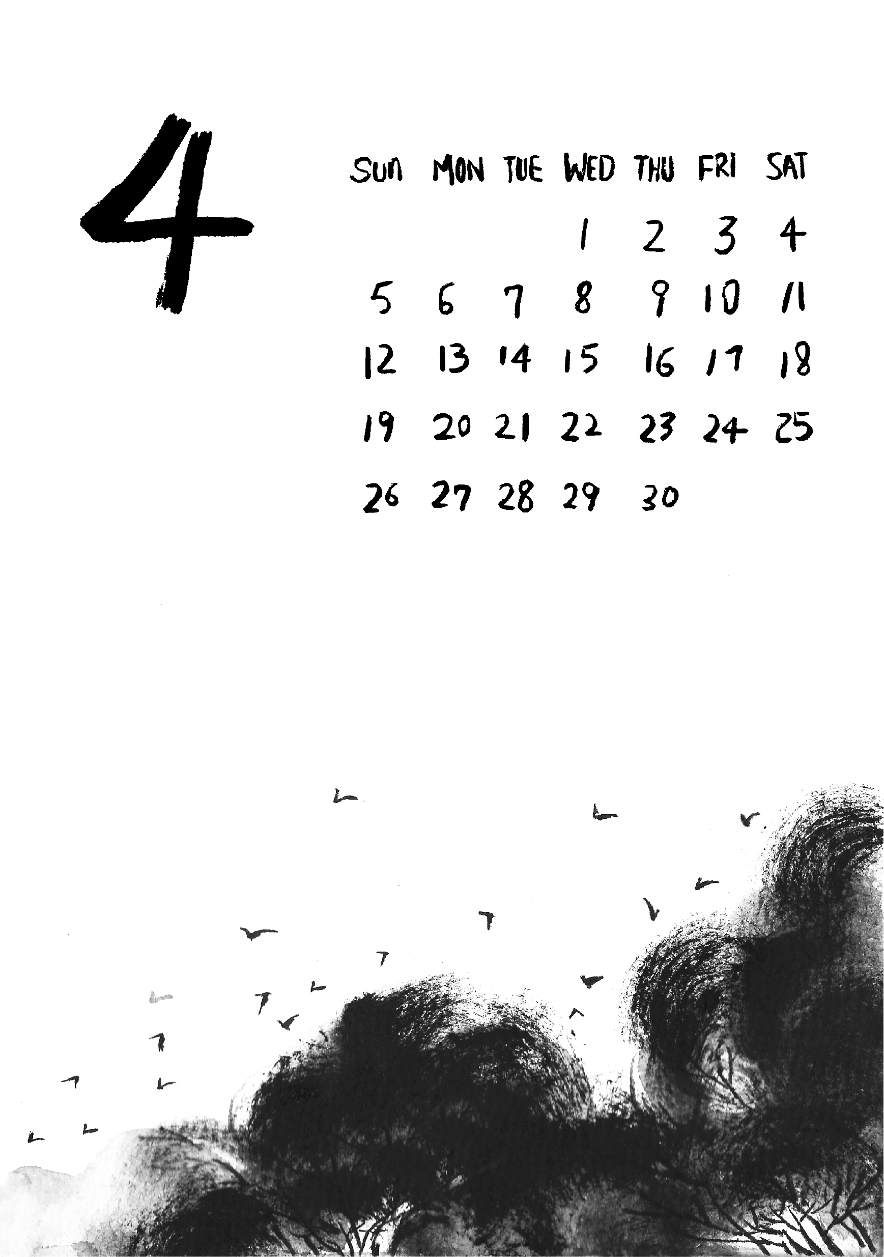 April Calendar