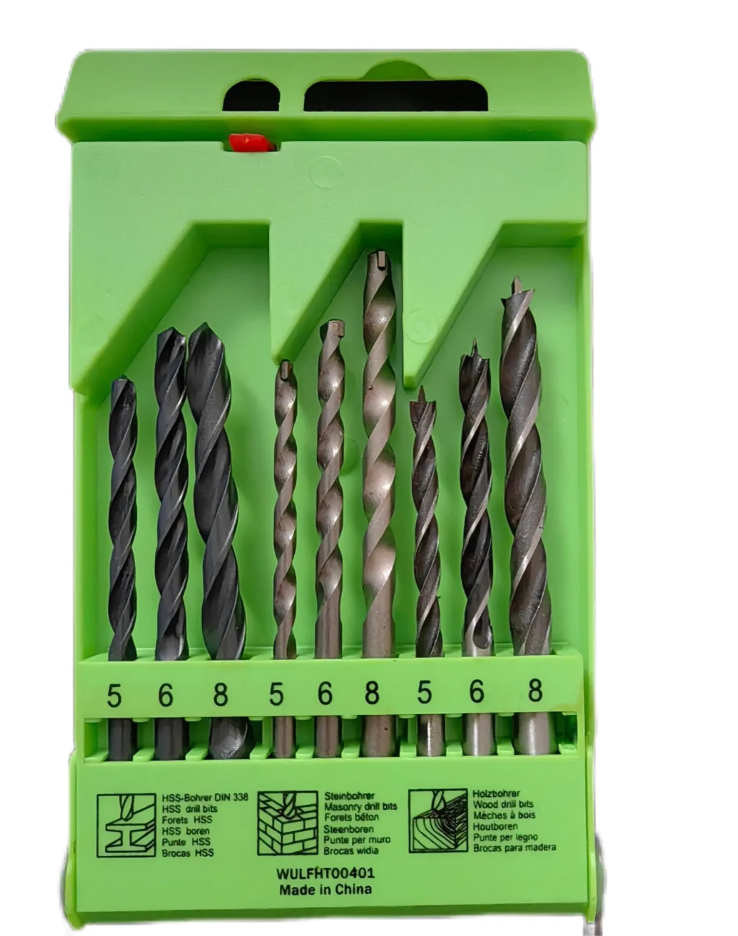 Combination Drill Bit Set (HSS / Masonry / Wood)