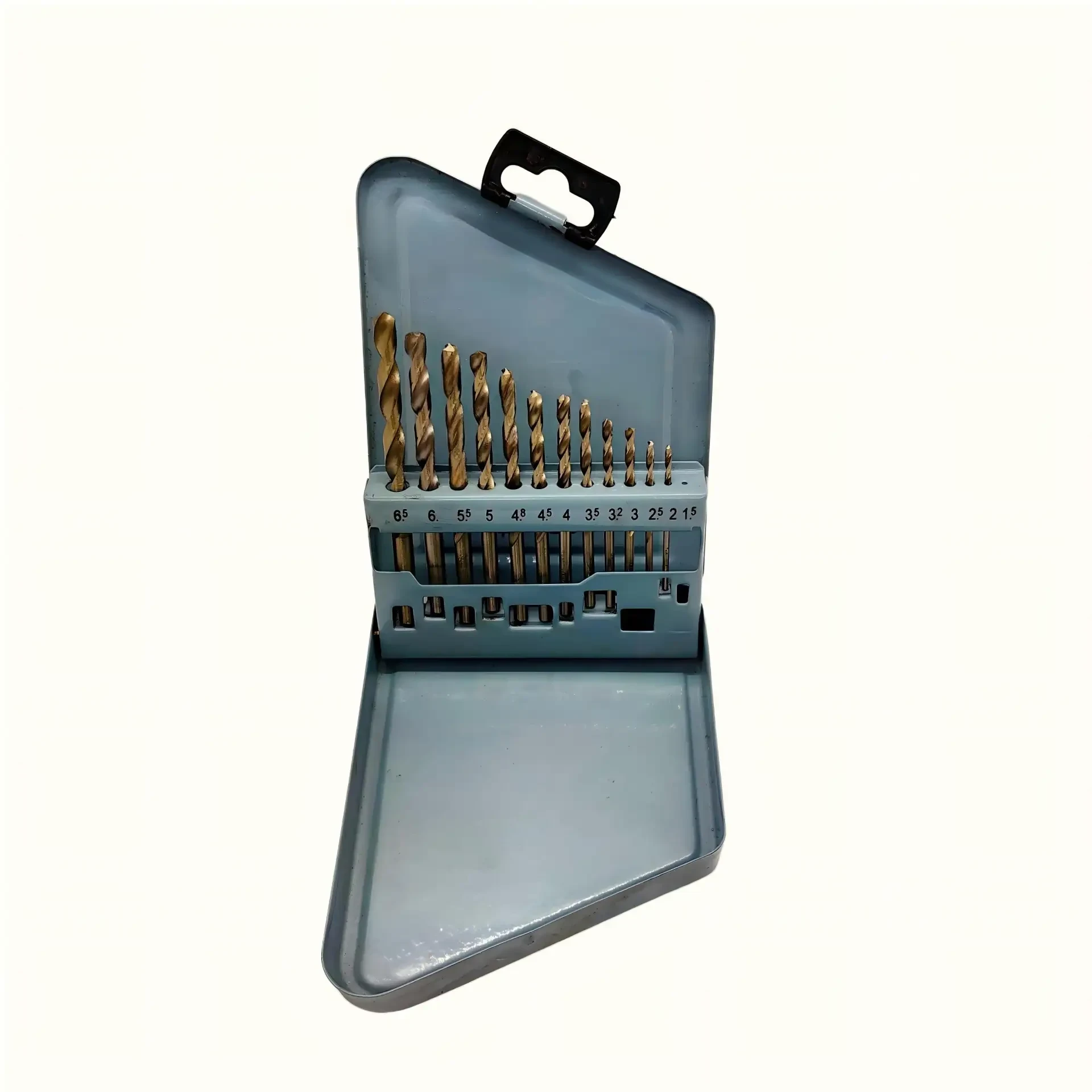 HSS-TiN Drill Bit Set in Metal Index Box (1.5 - 6.5 mm)