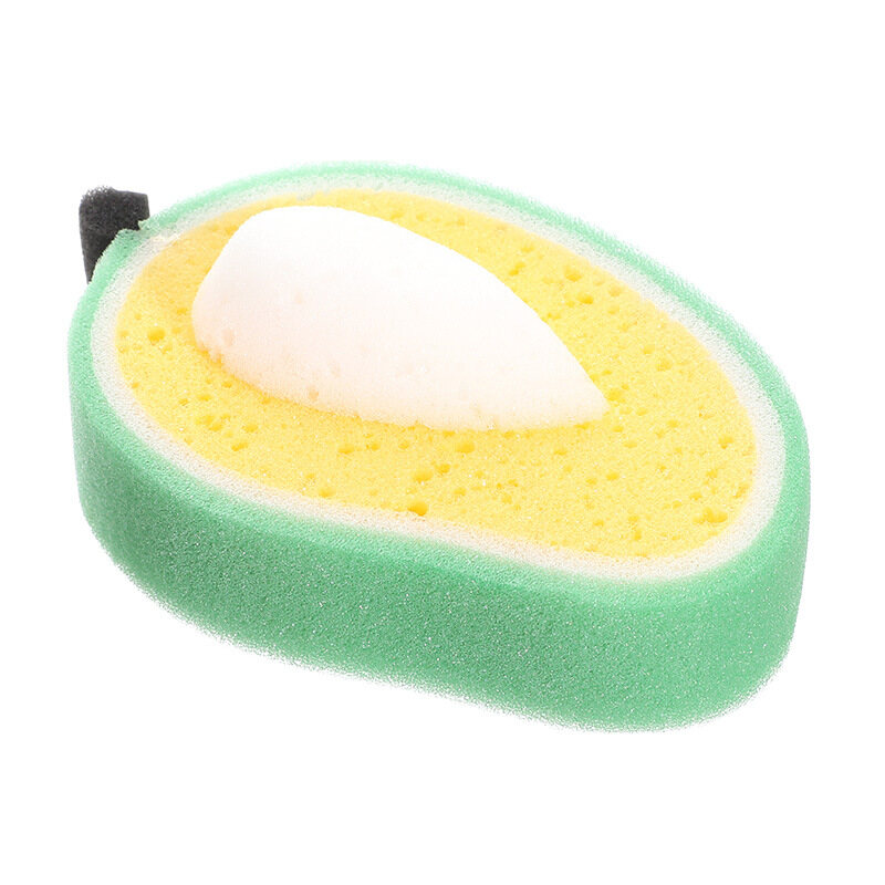 Cute Avocado Fruit-Shaped Sponge Scrubber