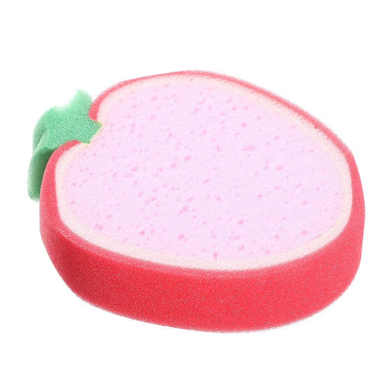 Cute Strawberry Fruit-Shaped Sponge