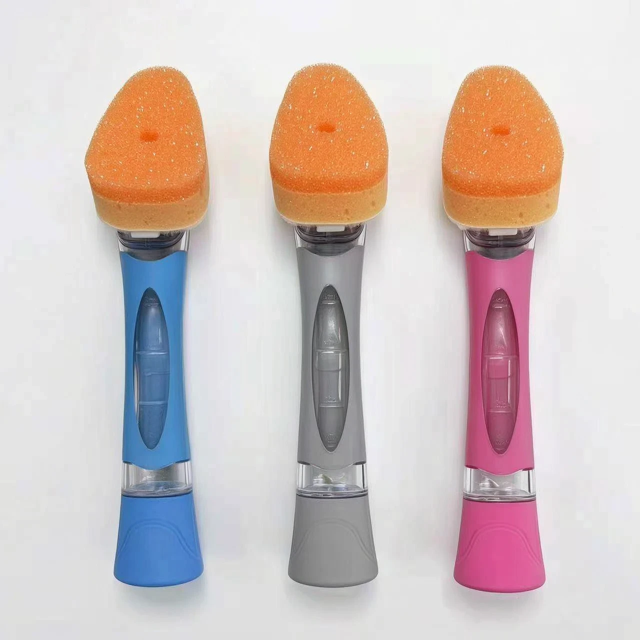 Plastic-handled brush