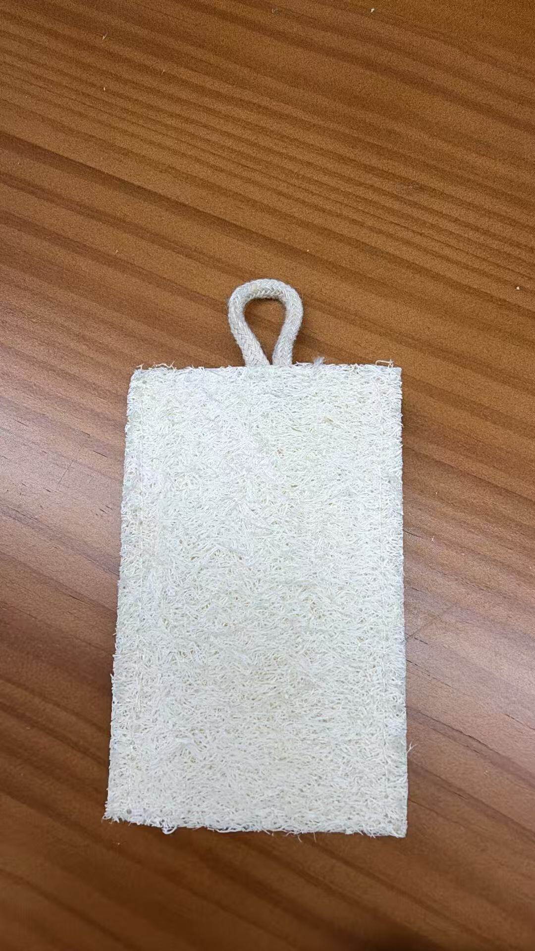 Loofah Dishwashing Scrubber (Rectangular with Hanging Rope - Standard)
