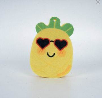 Fruit & Vegetable Non-woven Fabric Printed Sponge (Pineapple)