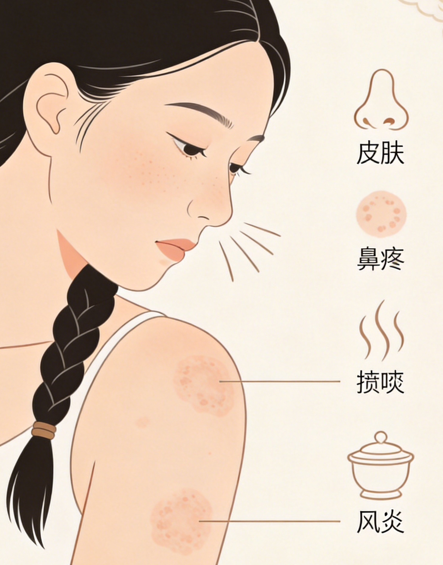 春季，最容易得警惕这3种过敏性皮肤病！